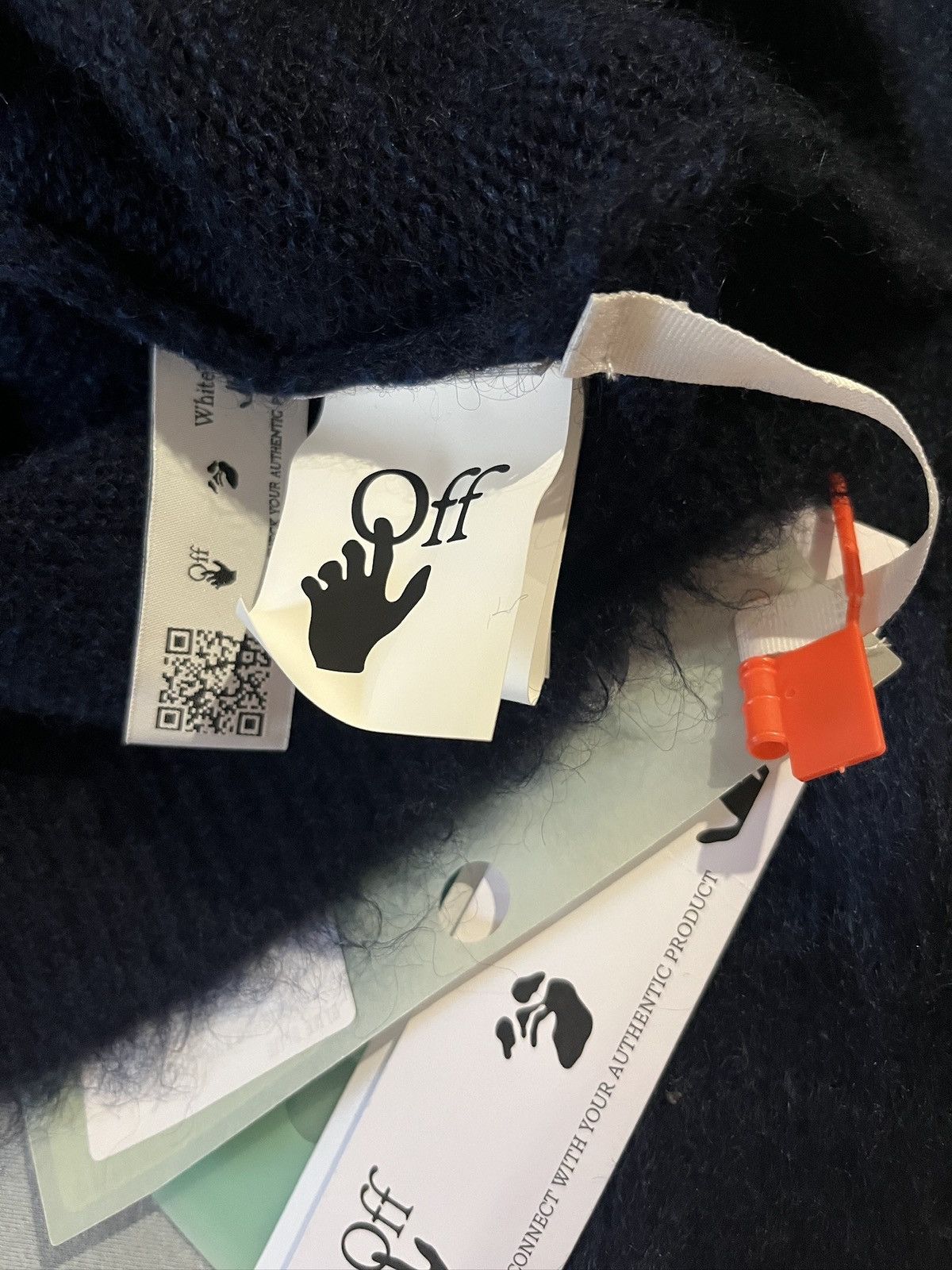 Off-White Off white diagonal brushed sweater Size US XXS / EU 40 - 5 Thumbnail