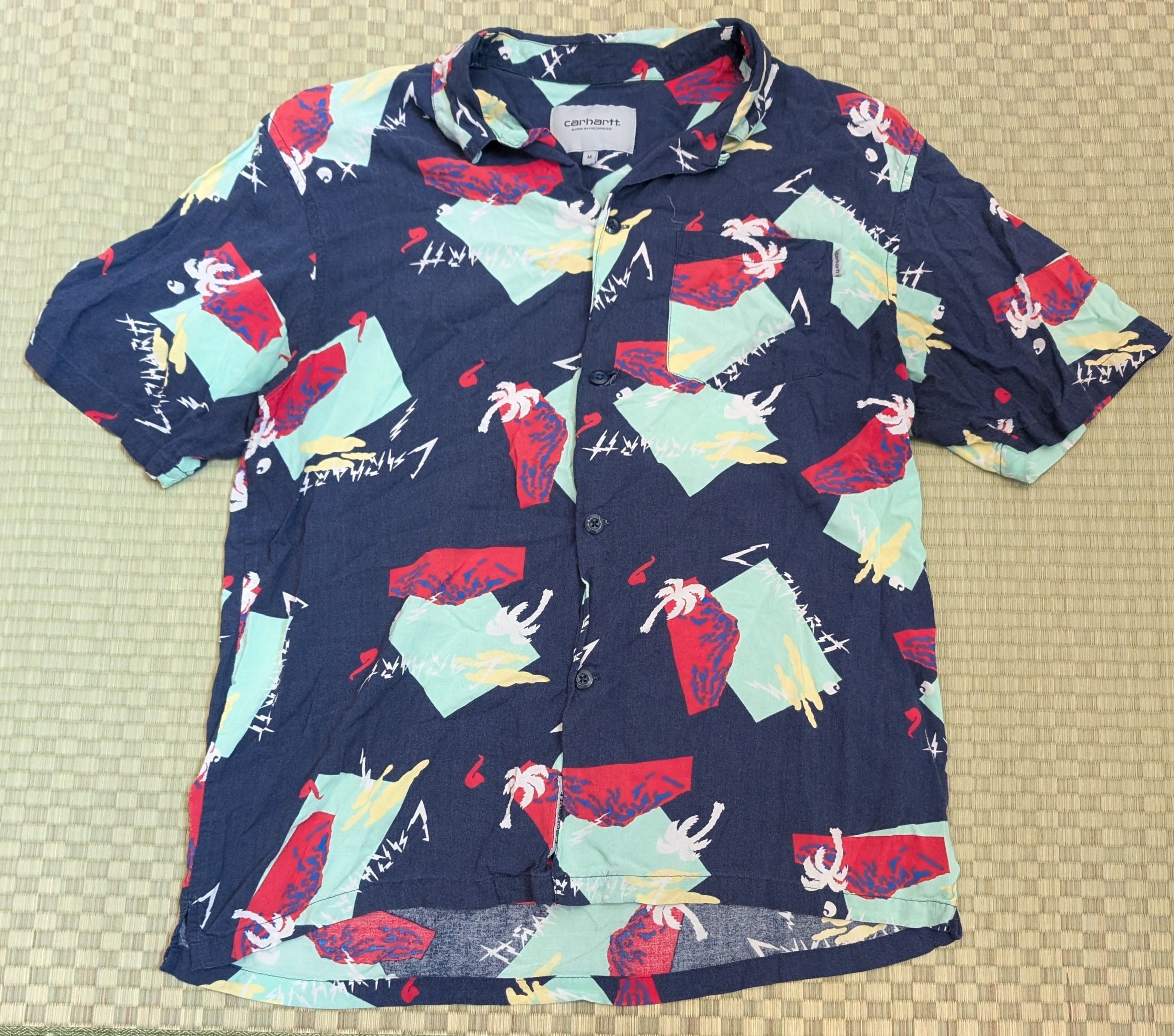 Carhartt Wip Carhartt WIP Work in Progress Anderson S/S Button Up Shirt Size US M / EU 48-50 / 2 - 1 Thumbnail