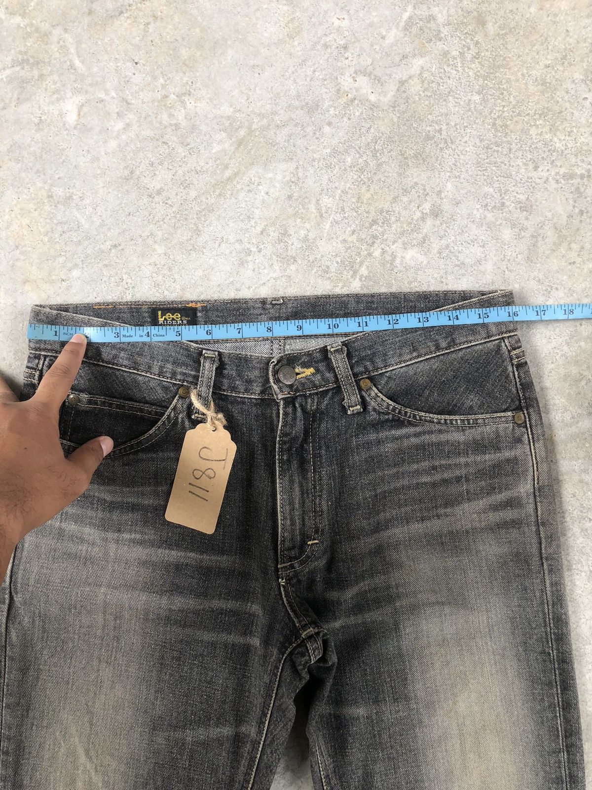 If Six Was Nine Japanese Lee Flared Jeans Distressed Jeans Size US 32 / EU 48 - 17 Thumbnail