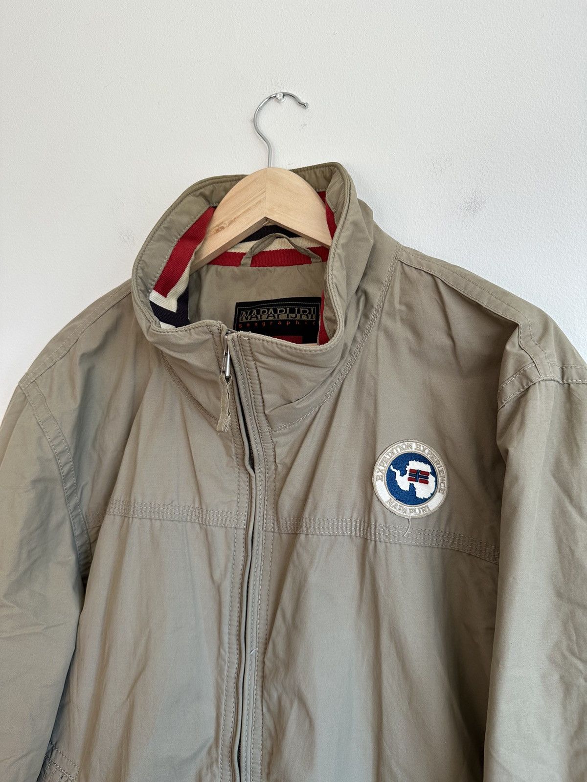 Napapijri Napapijri light jacket outdoor windbraker beige Size US XXL / EU 58 / 5 - 2 Thumbnail