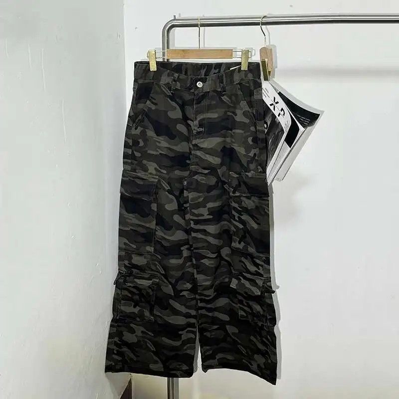 Japanese Brand Camo Cargo Jeans With Pockets Relaxed Fit Size US 34 / EU 50 - 5 Thumbnail