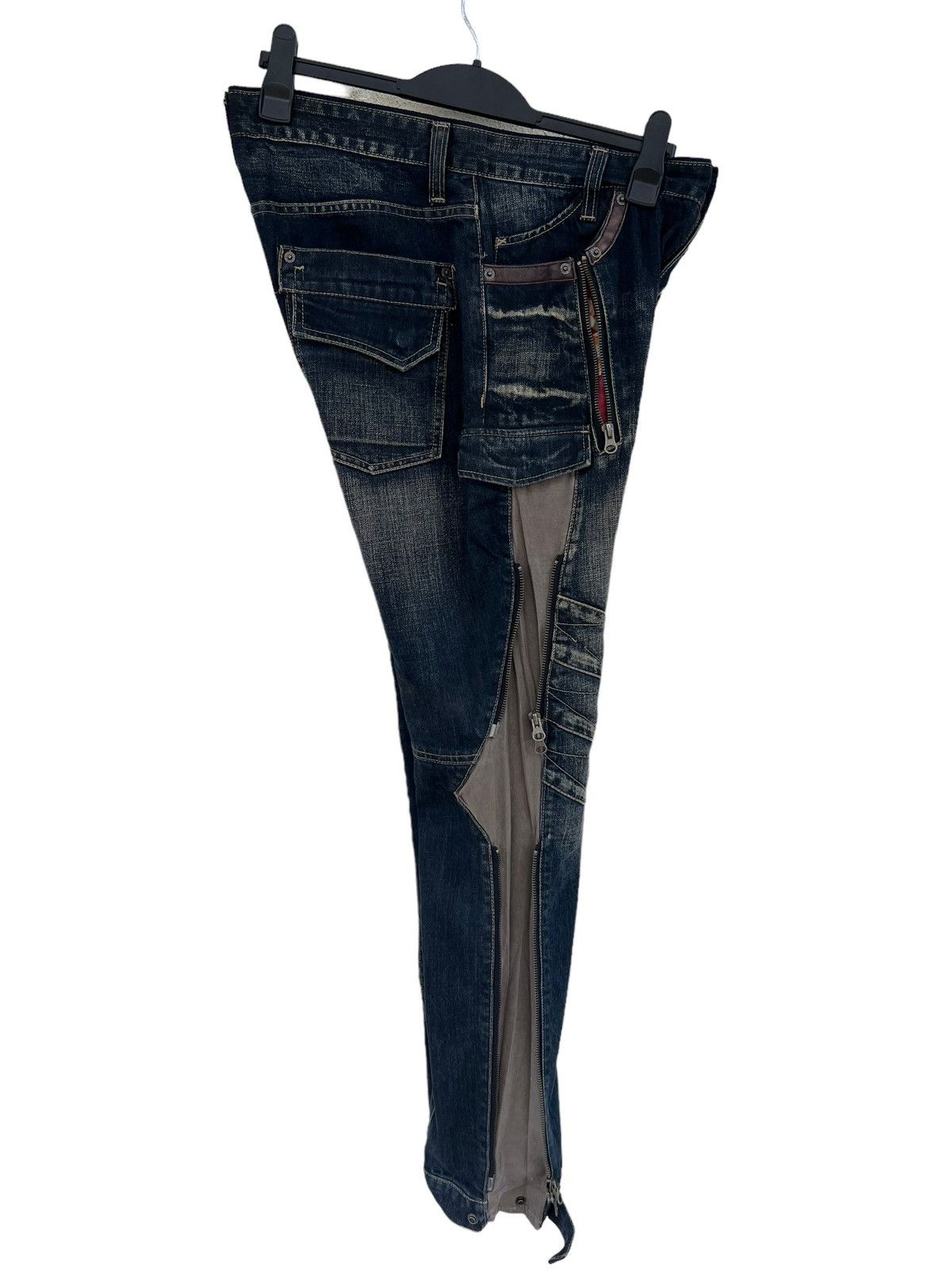 PPFM Vintage PPFM Bondage Denim Parachute Cargo Jeans Size US 32 / EU 48 - 21 Thumbnail