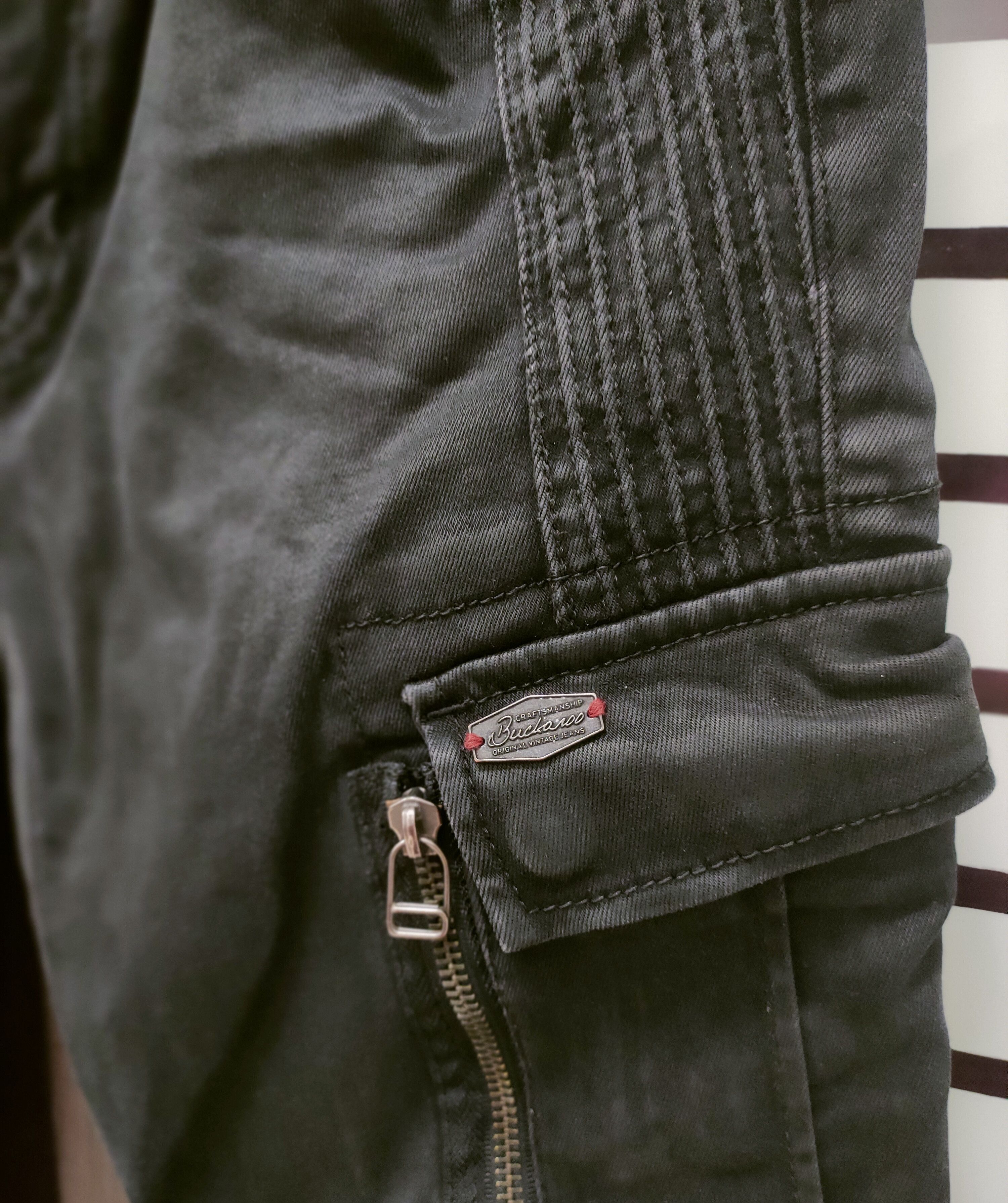 Japanese Brand 💥Buckaroo Biker Pants Slim Fit💥 Size US 29 - 4 Thumbnail
