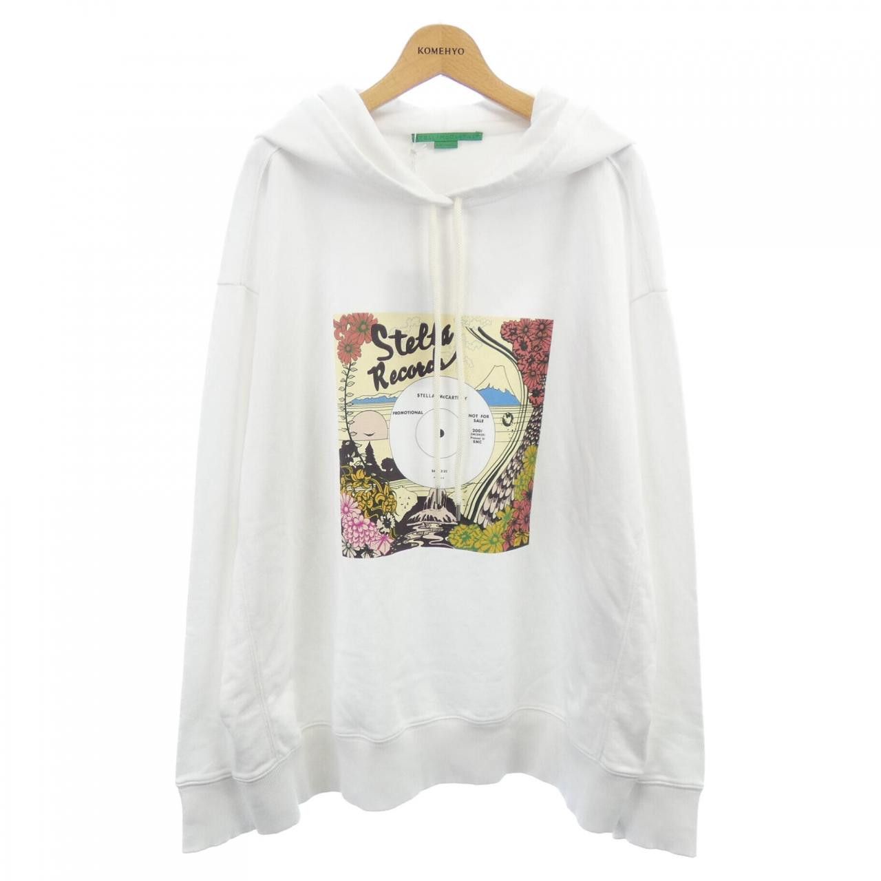Stella McCartney Stella Mccartney Stella McCartney Record Hoodie Cotton Sweatshirts & Hoodies DUTY FREE for USA Size ONE SIZE - 1 Thumbnail