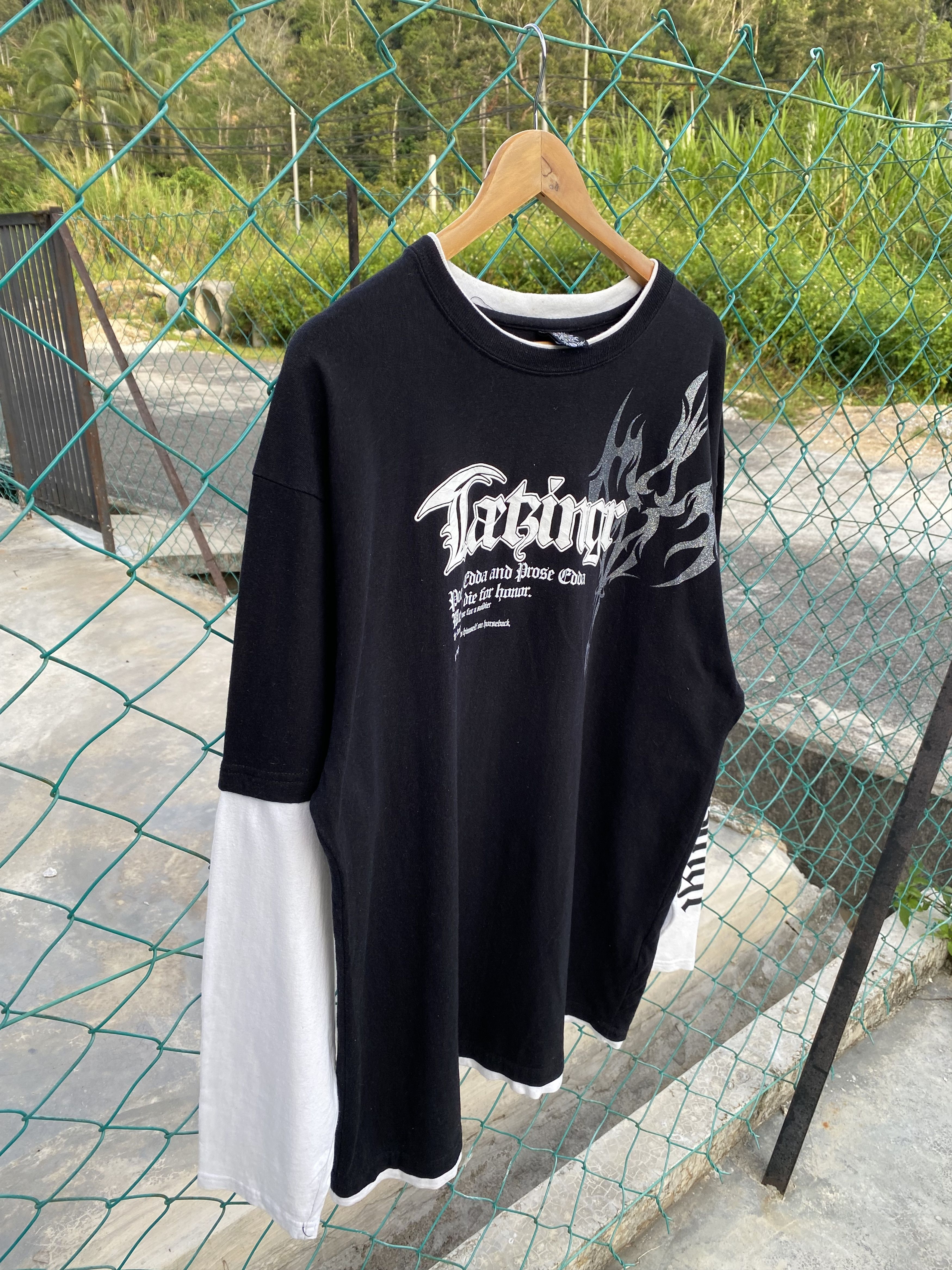 Japanese Brand Vintage Baumere double sleeve tshirt Size US XL / EU 56 / 4 - 5 Thumbnail