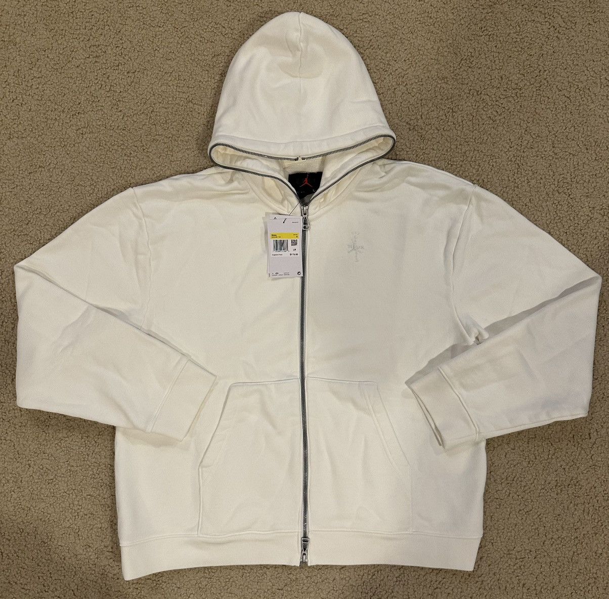 Travis Scott Jordan x Travis Scott Men's Full-Zip Hoodie Size Small Size US S / EU 44-46 / 1 - 1 Thumbnail