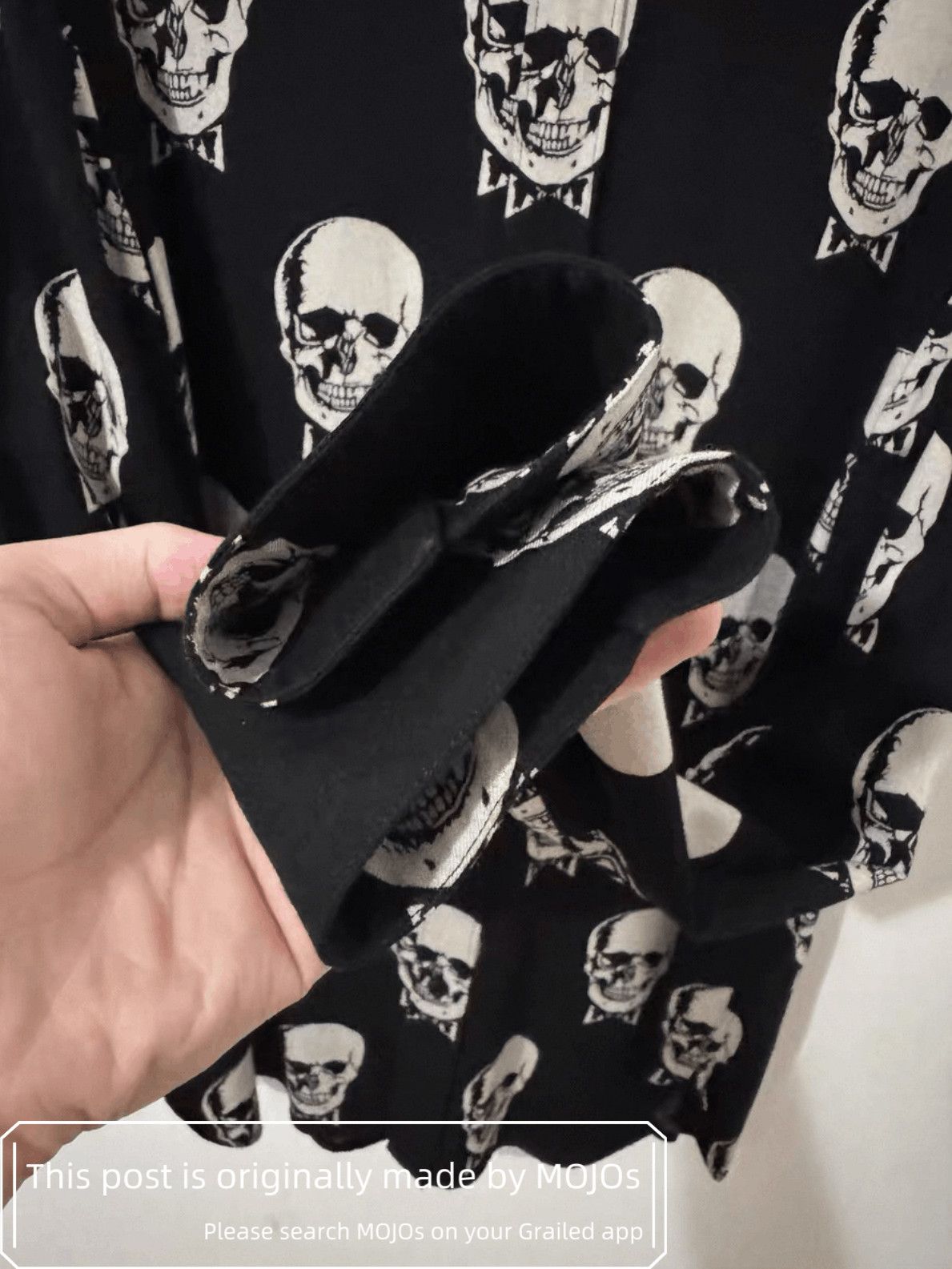 Saint Laurent Paris Sz 37 Saint Laurent Paris 15AW Skull Print Shirt mojos24 Size US S / EU 44-46 / 1 - 4 Thumbnail