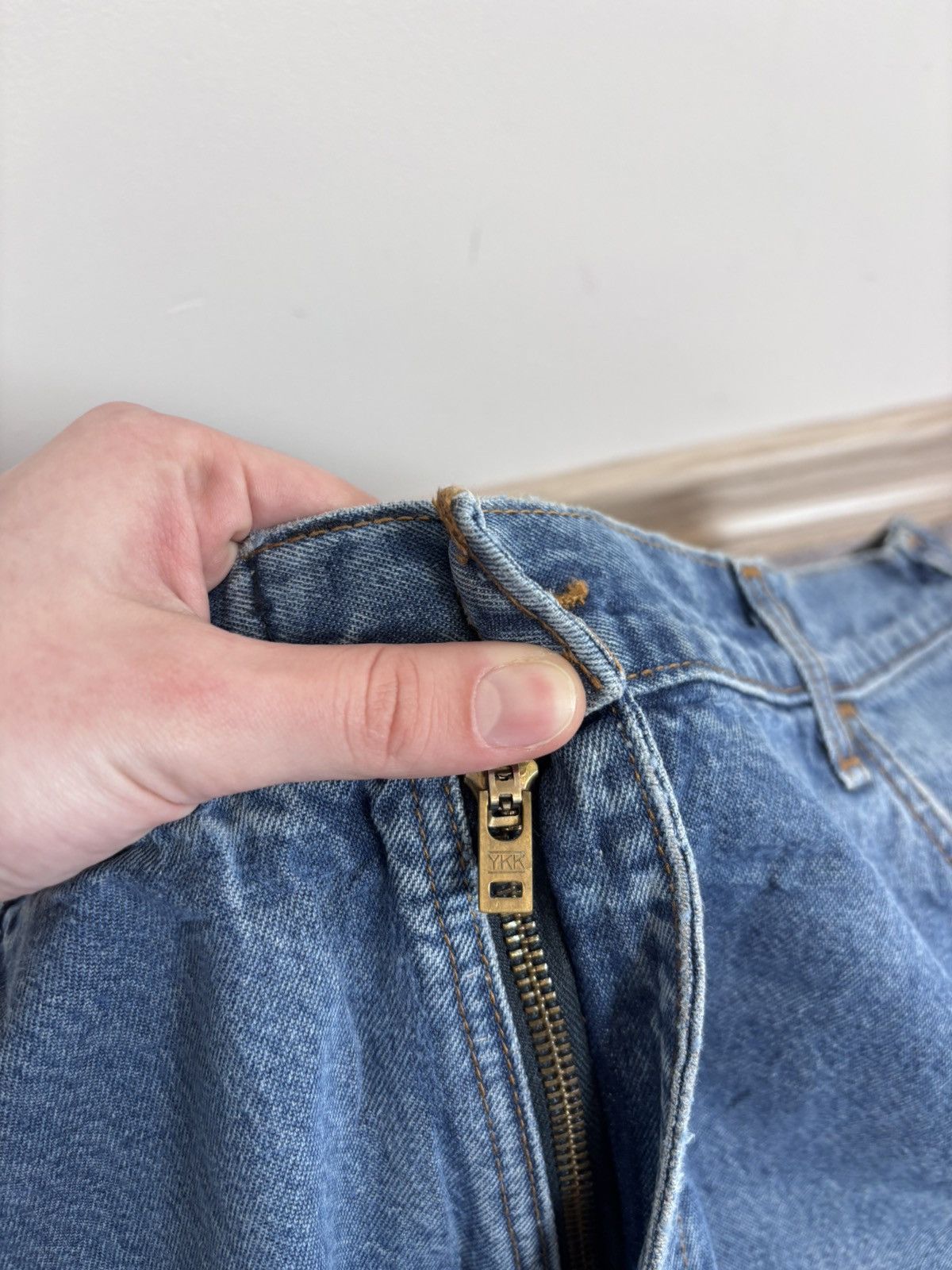 Carhartt Vintage Carhartt FR Flame Resistant Blue Baggy Denim Jeans Size US 42 / EU 58 - 15 Thumbnail