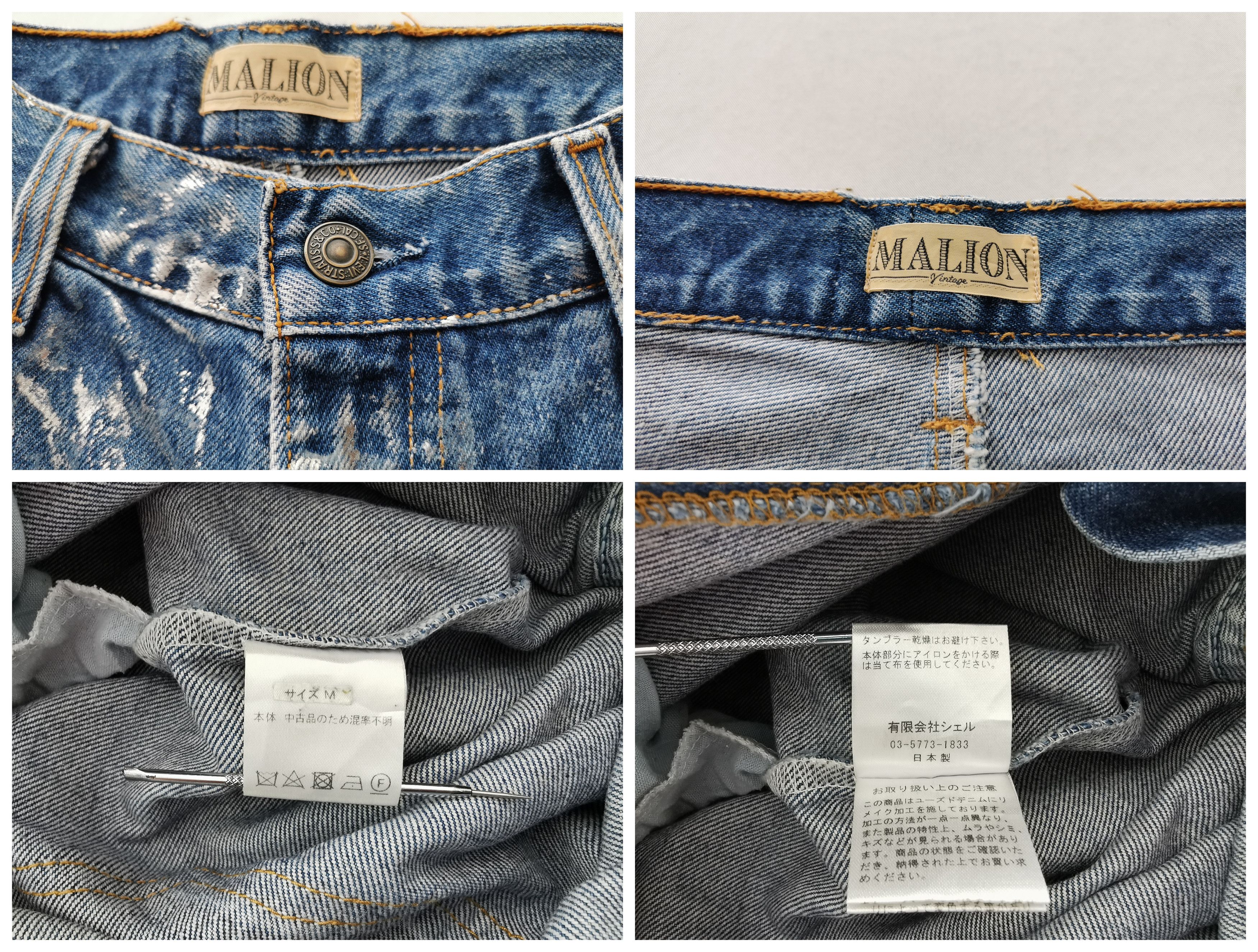Levi's Vintage 90's Levis x Mailon Custom Denim Made In Japan Size US 27 - 8 Thumbnail