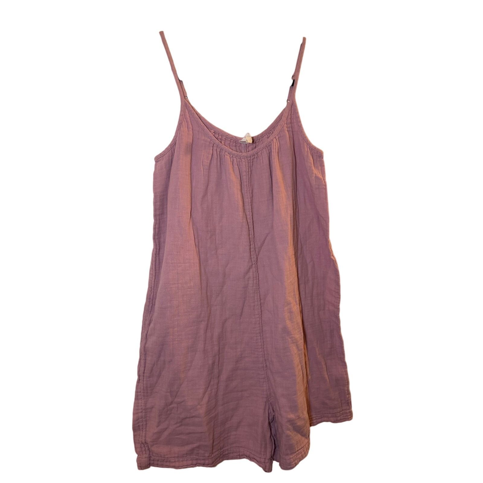 Anthropologie Daily Practice by Anthropologie Mauve Gauze Romper • XS Size 27" / US 4 / IT 40 - 4 Thumbnail
