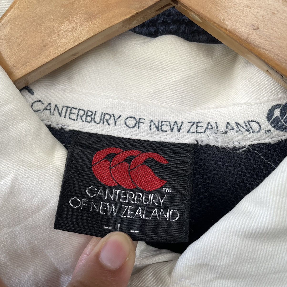 Canterbury of New Zealand × Vintage 1990s Canterbury of New Zealand Rugby Shirt Size US XL / EU 56 / 4 - 4 Thumbnail