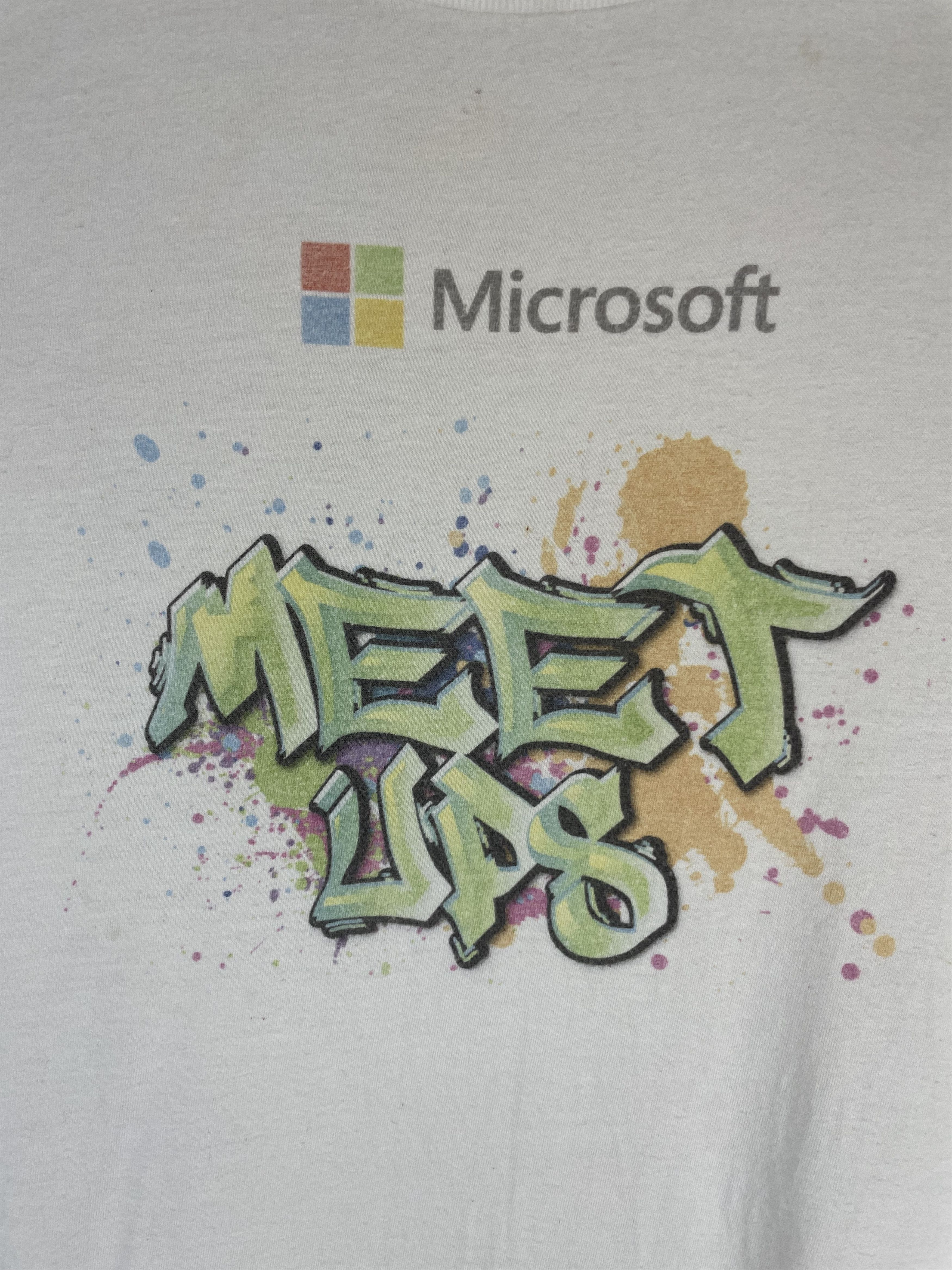 Vintage Vintage 90s Microsoft Tee T-Shirt Size US L / EU 52-54 / 3 - 4 Thumbnail