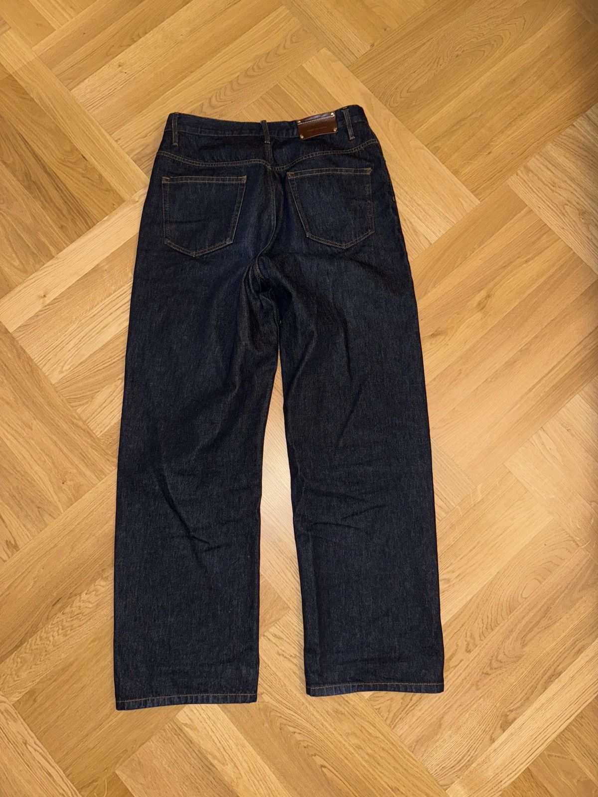 Dries Van Noten Dries van Noten Indigo Wide Leg Denim | Grailed