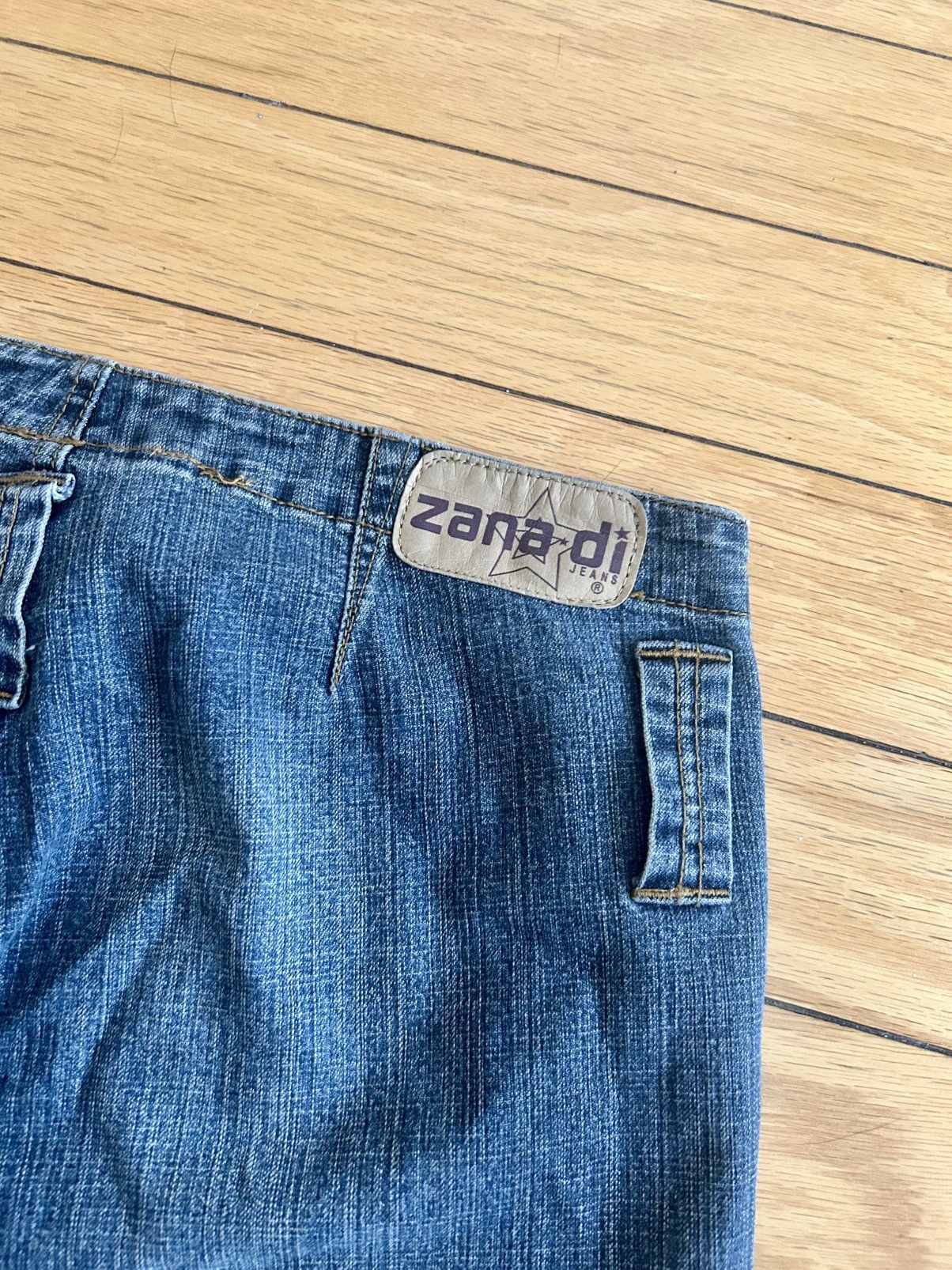 Other × Vintage Zana Di Y2K Low Rise Flare Jeans Size 27" / US 4 / IT 40 - 7 Thumbnail