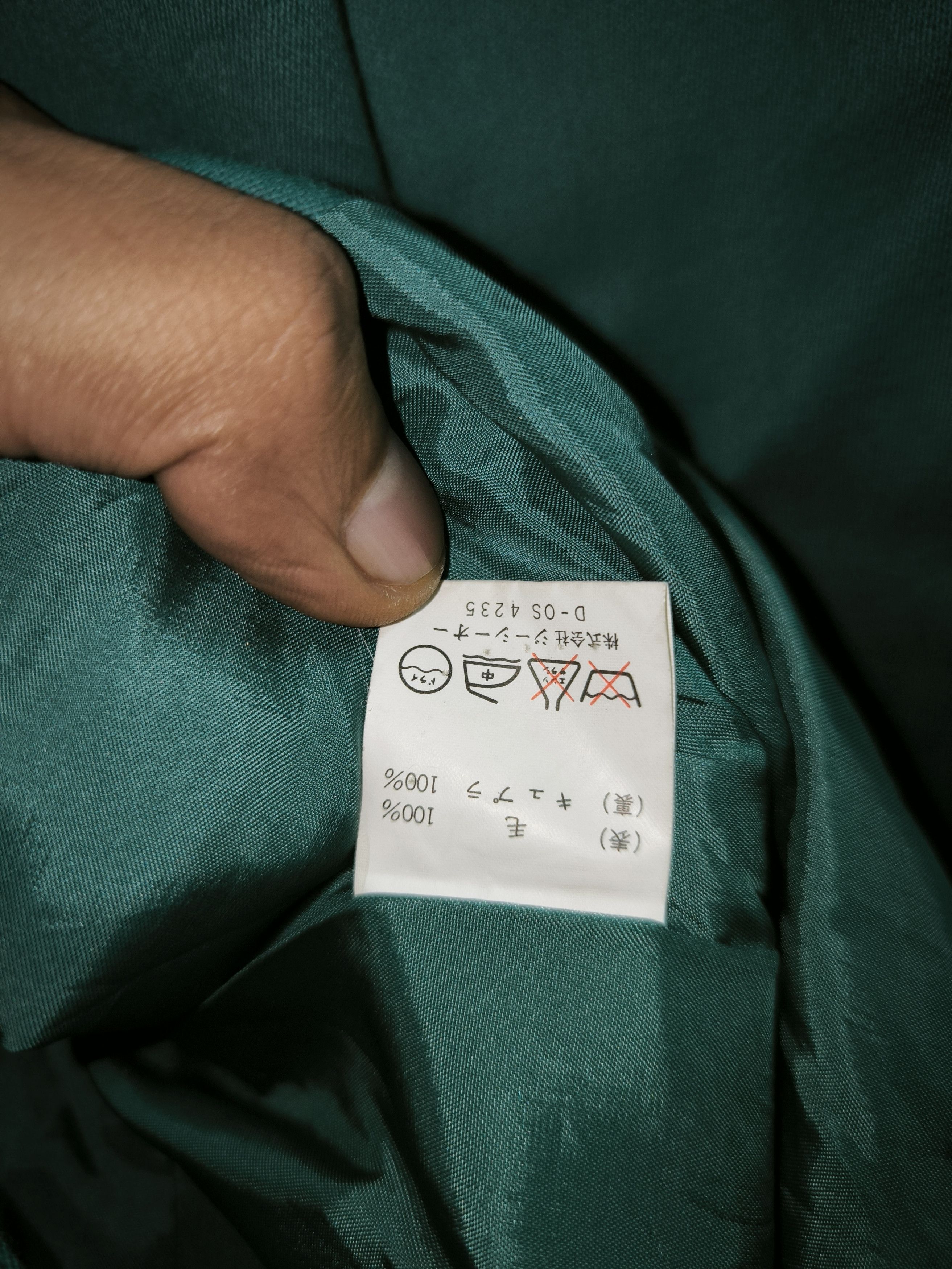 Designer × Katharine Hamnett London × Vintage Wool Curpa Green Size M / US 6-8 / IT 42-44 - 9 Thumbnail