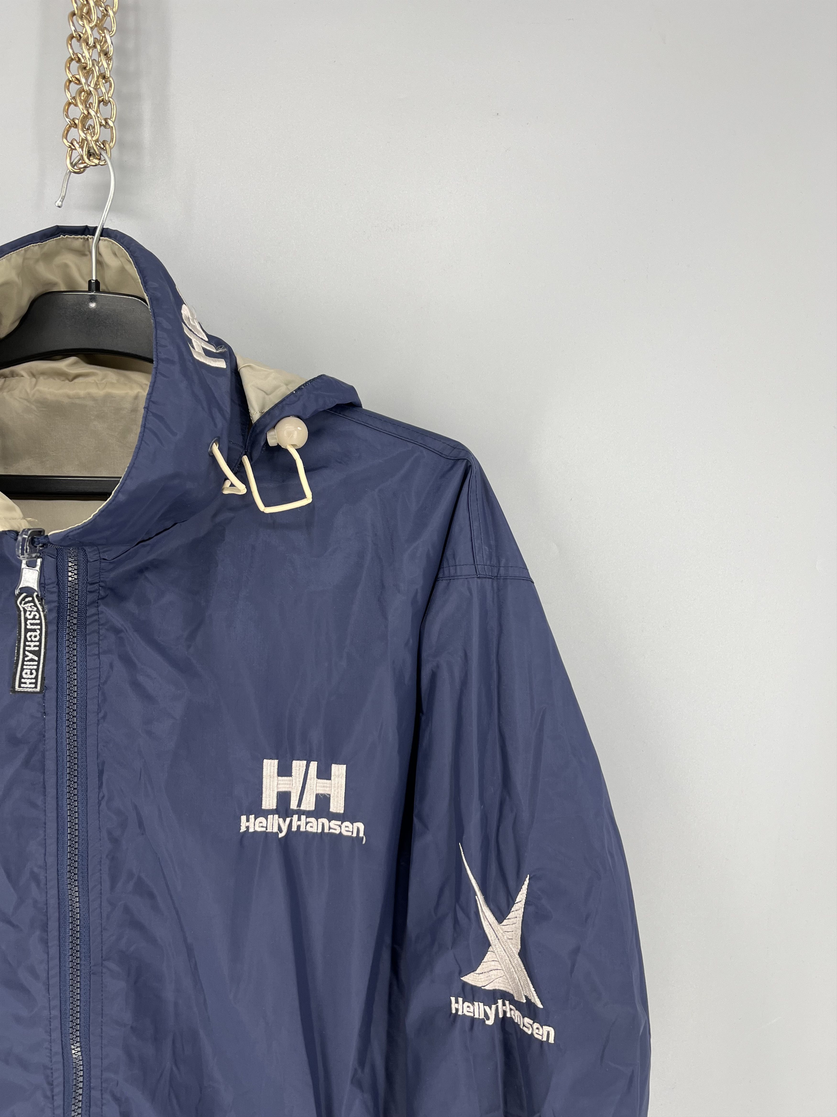 Helly Hansen Vintage Helly Hansen Reversible Hooded Windbreaker Jacket L Size US L / EU 52-54 / 3 - 13 Thumbnail