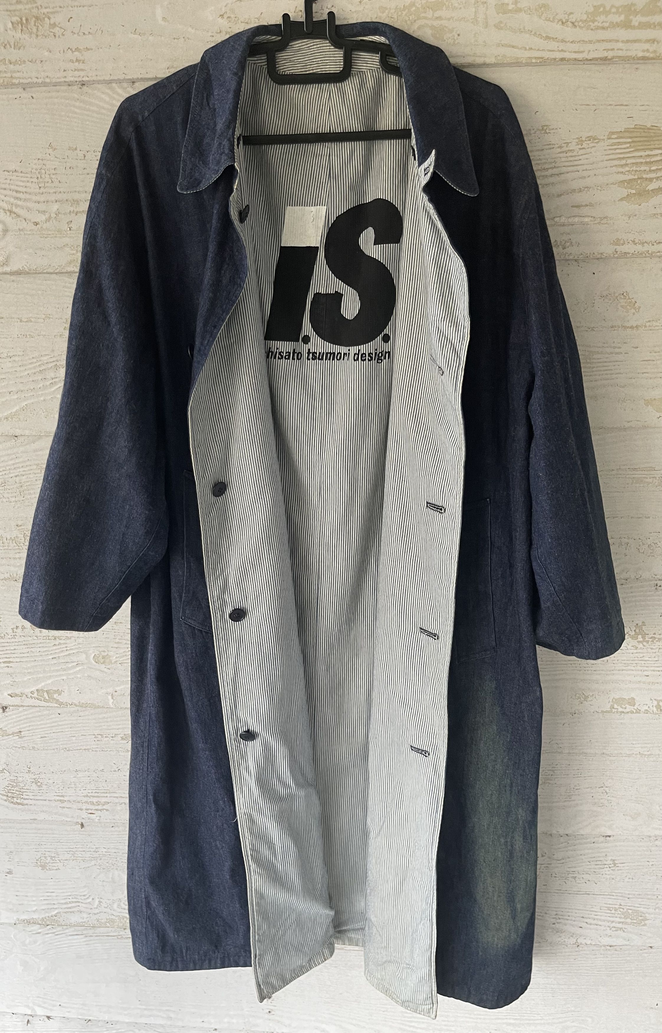 Issey Miyake 🔥RARE🔥ISSEY MIYAKE REVERSEBLE LONG JACKET JAPAN Size US L / EU 52-54 / 3 - 6 Thumbnail
