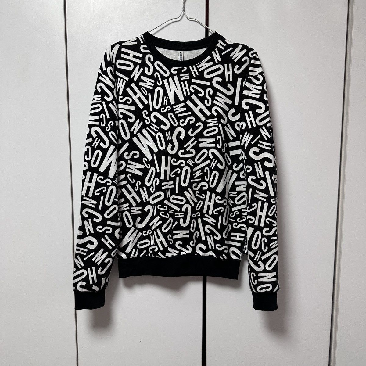 Moschino Moschino monogram sweatshirt Size L / US 10 / IT 46 - 1 Thumbnail