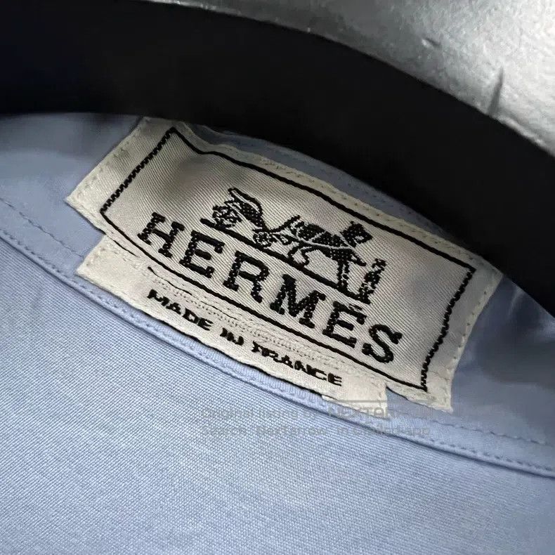 Hermes Hermes size 41 Light Blue Patchwork Shirt Size US L / EU 52-54 / 3 - 3 Thumbnail