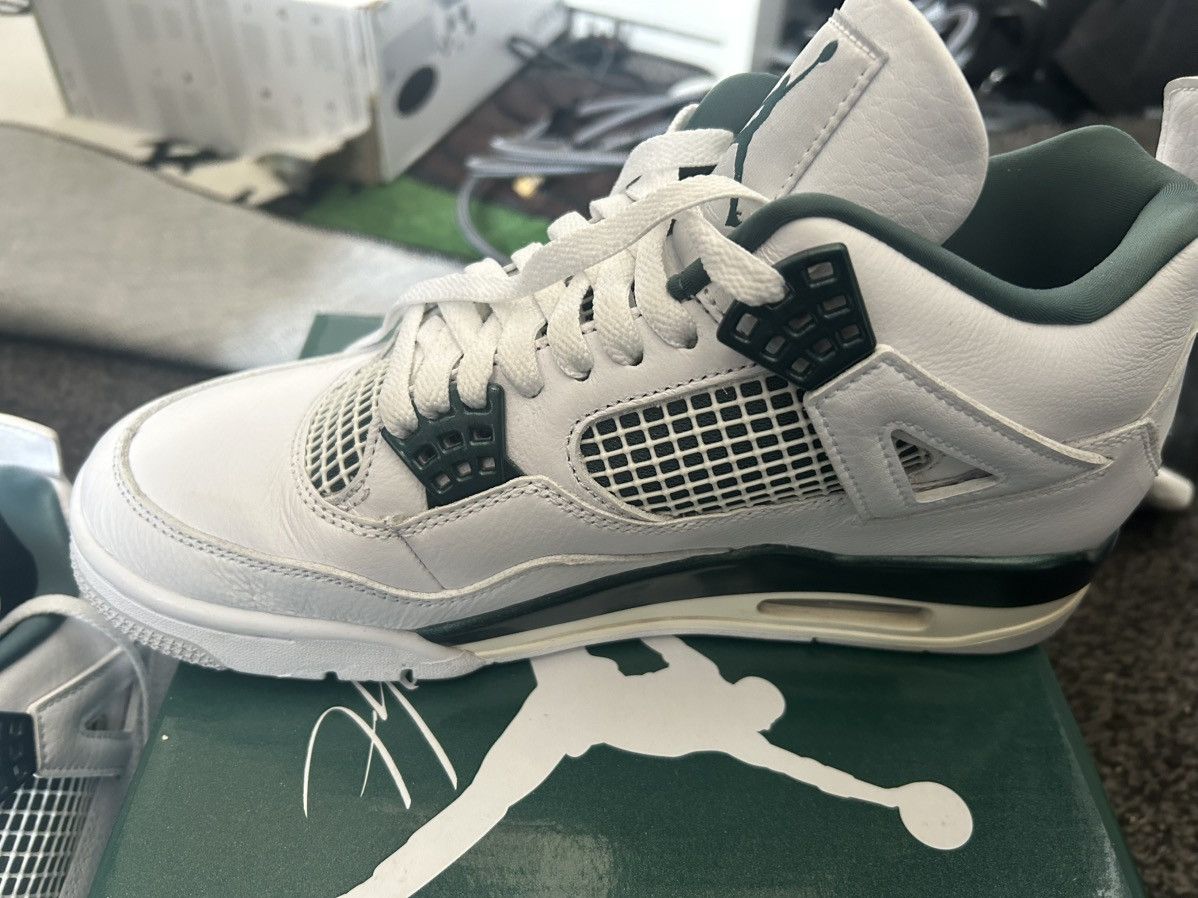 Jordan Brand Jordan 4 white/oxidised green Size US 9 / EU 42 - 5 Thumbnail