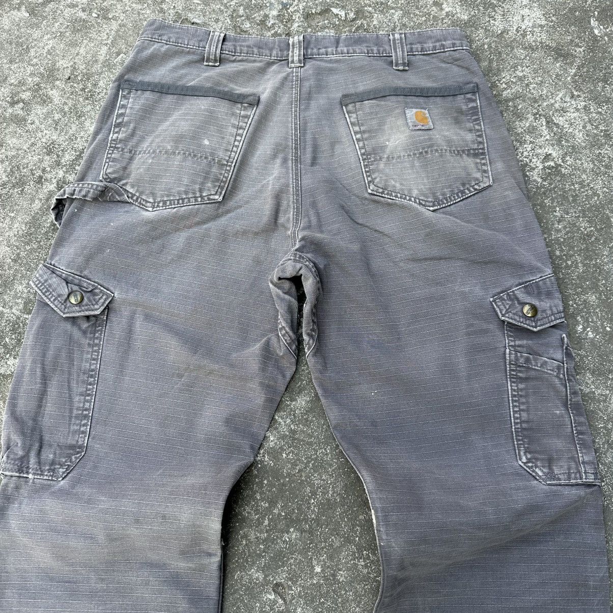 Carhartt (34x31.5) Crazy Vintage Y2K Distressed Carhartt Double Knee Size US 34 / EU 50 - 7 Thumbnail