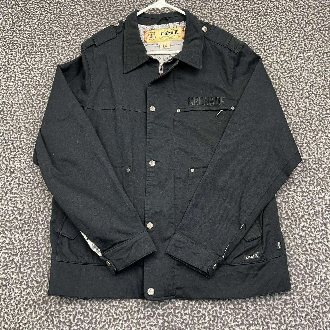 Grenade Grenade Jacket Men Full Zip Long Sleeve Pocket Work L Size US L / EU 52-54 / 3 - 1 Thumbnail