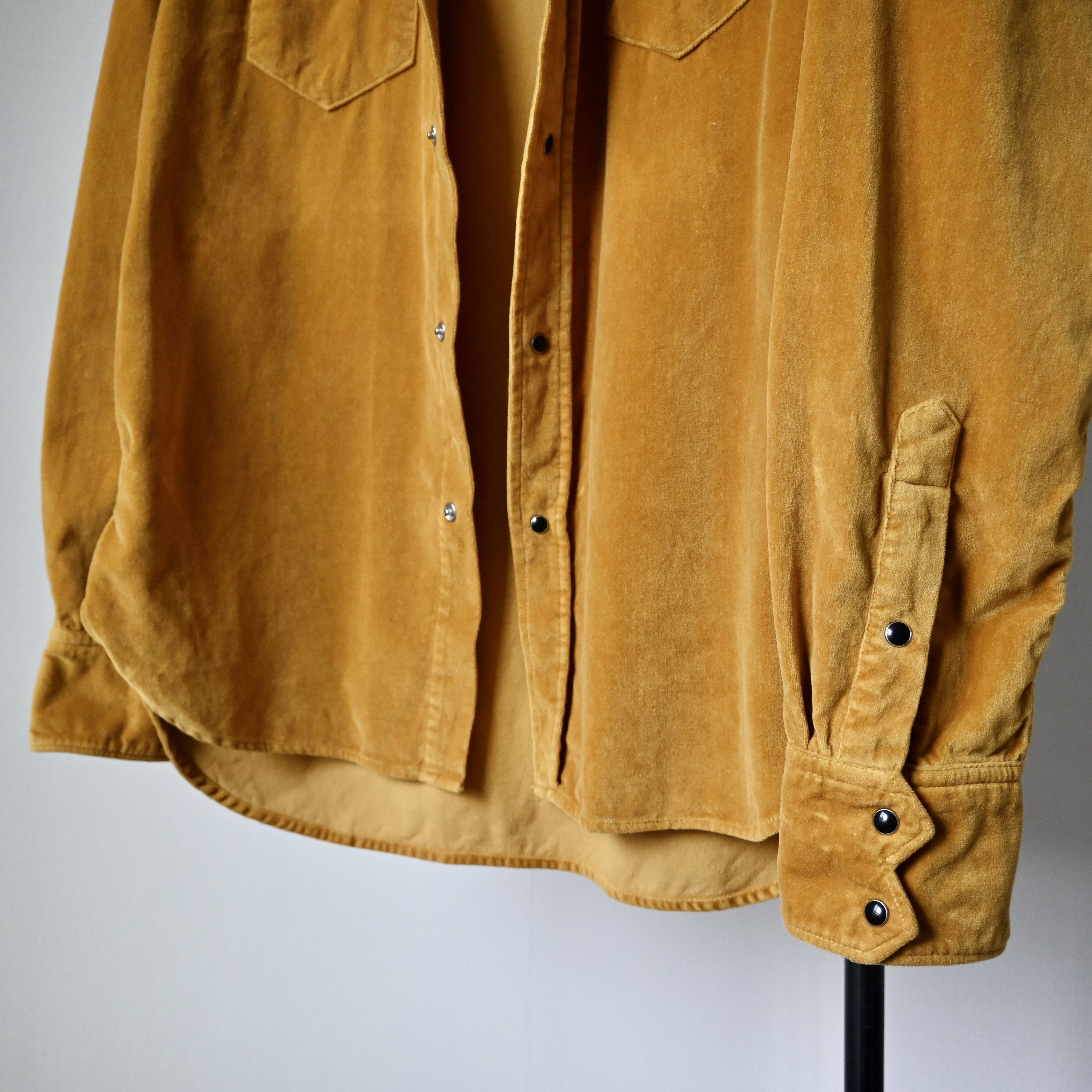 Beams Plus BEAMS Plus cotton velveteen western shirt, full pearl snap Size US M / EU 48-50 / 2 - 13 Thumbnail