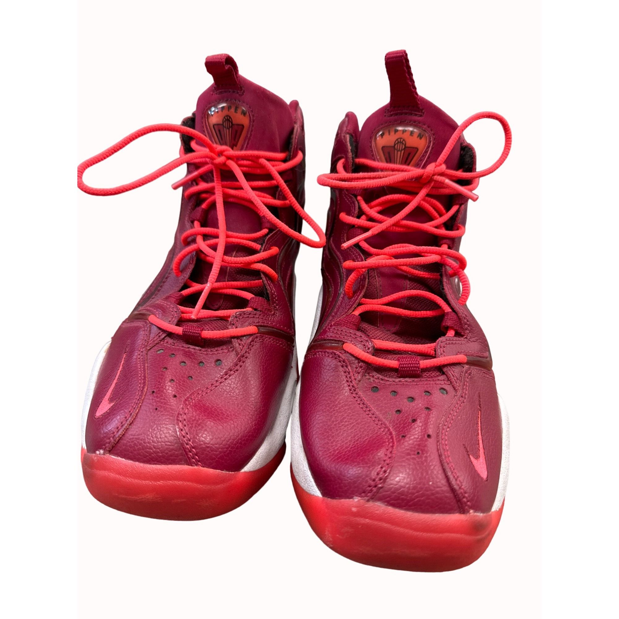 Nike Air Pippen men's red basketball sneakers shoes size 12