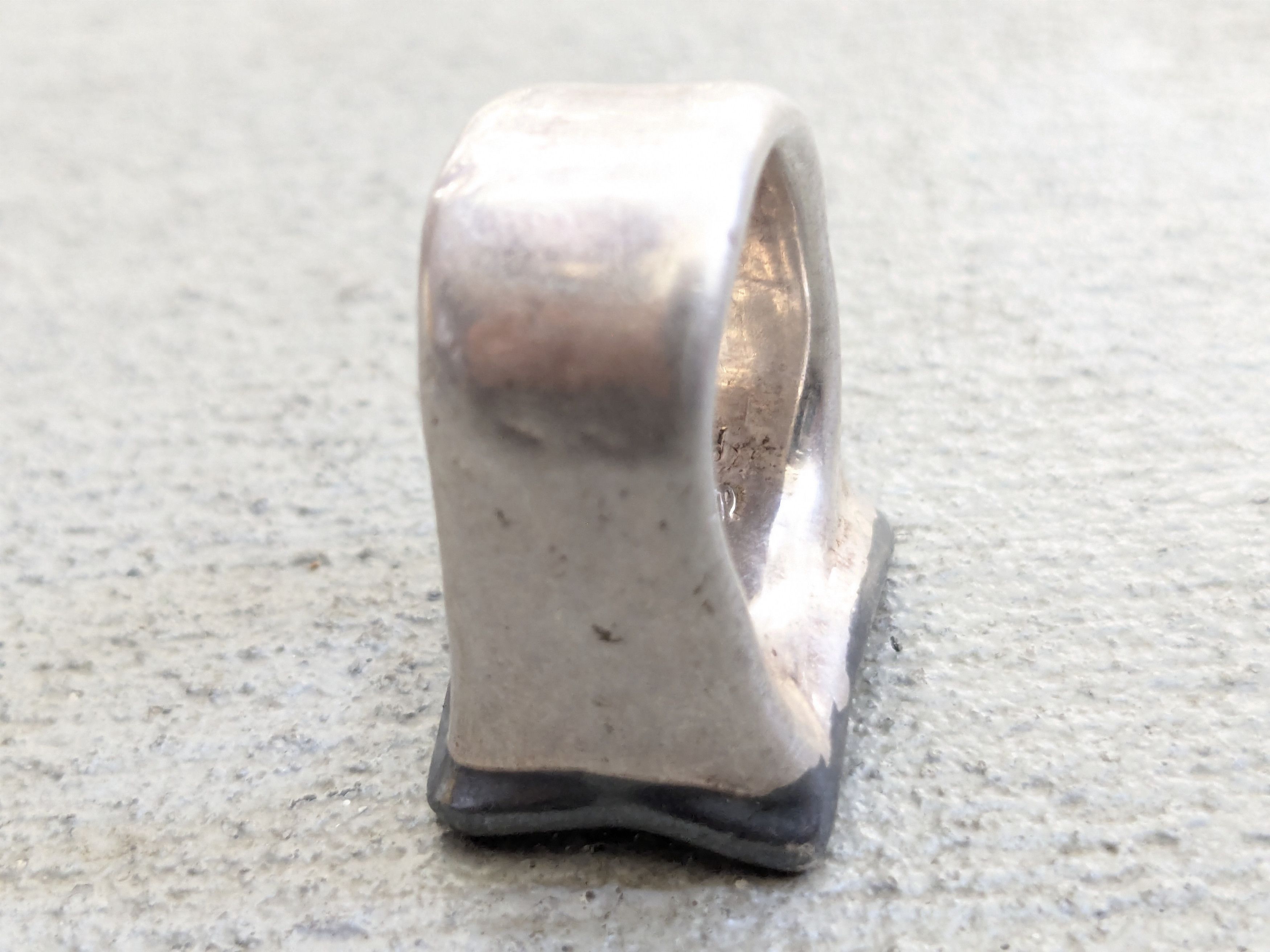 Jewelry × Sterling Silver Vintage Sterling Silver Ring 9 Electroform Hollow Puffy Size ONE SIZE - 9 Thumbnail