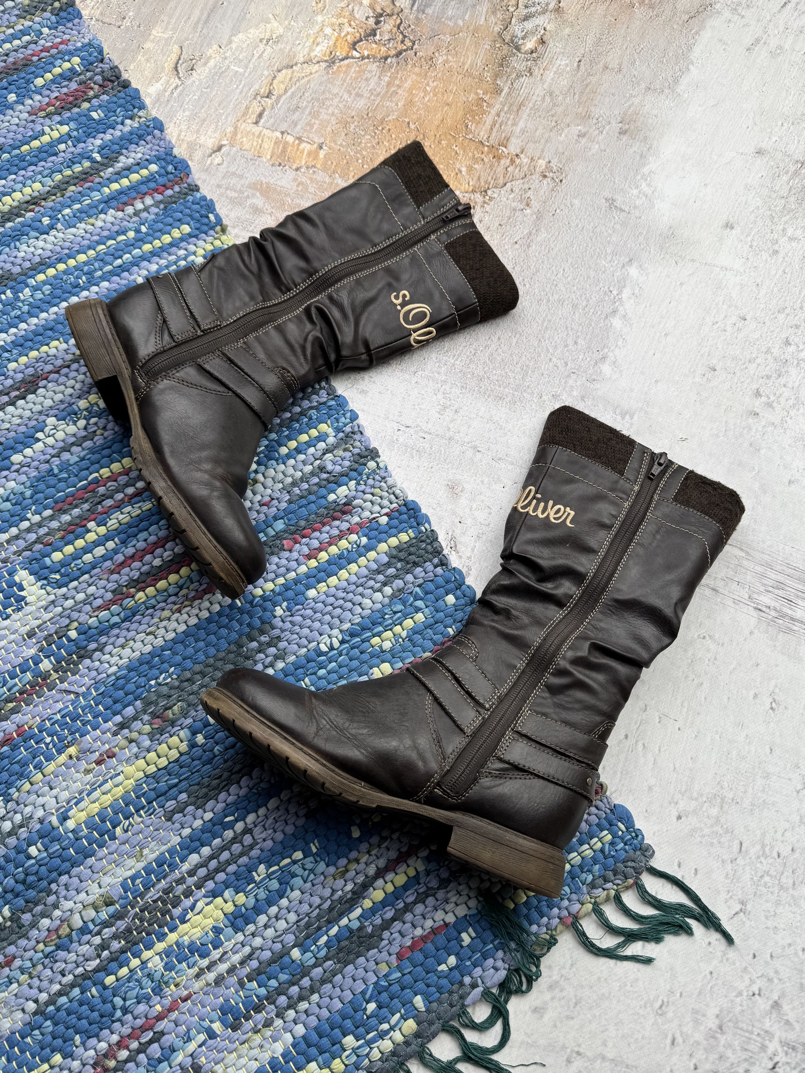 Japanese Brand Vintage Belted Boots A724D6(398) Size US 6 / IT 36 - 4 Thumbnail