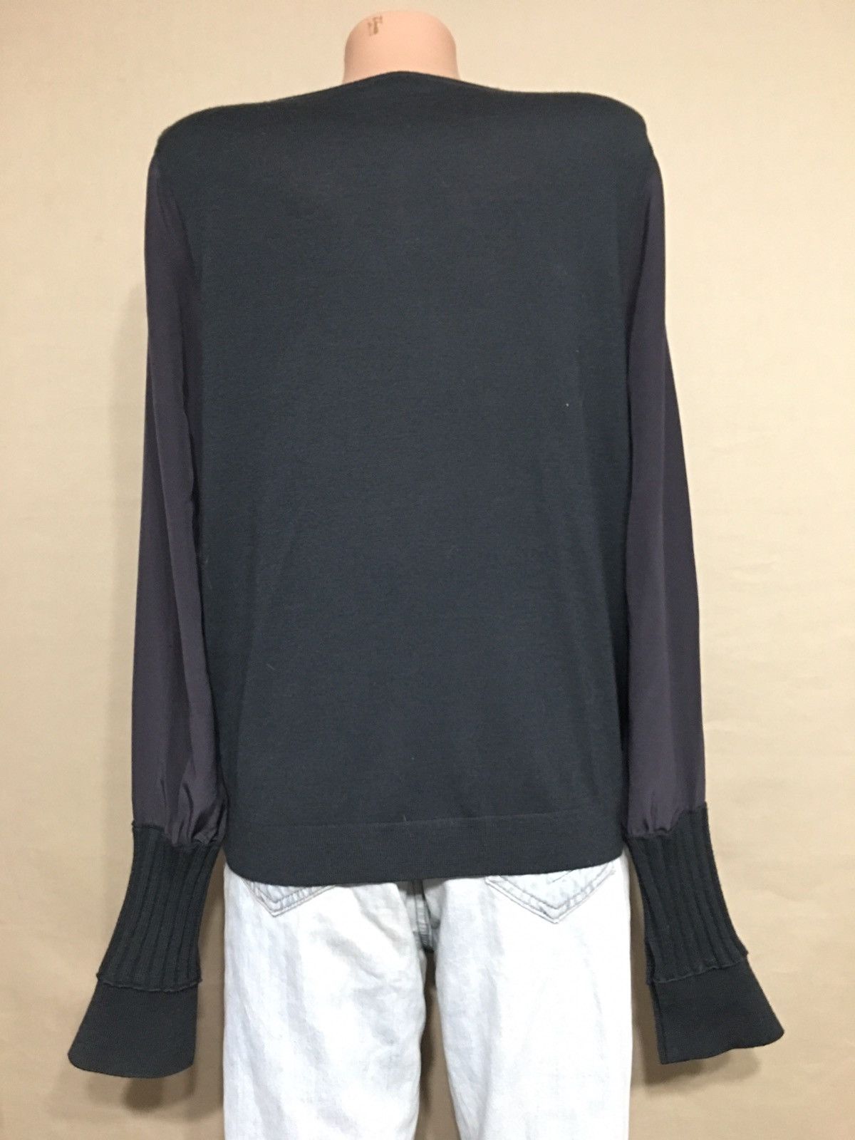 DOROTHEE SCHUMACHER Dorothee Schumacher Wool Silk Scoop Neck Sweater Size 3 / M Size M / US 6-8 / IT 42-44 - 4 Thumbnail
