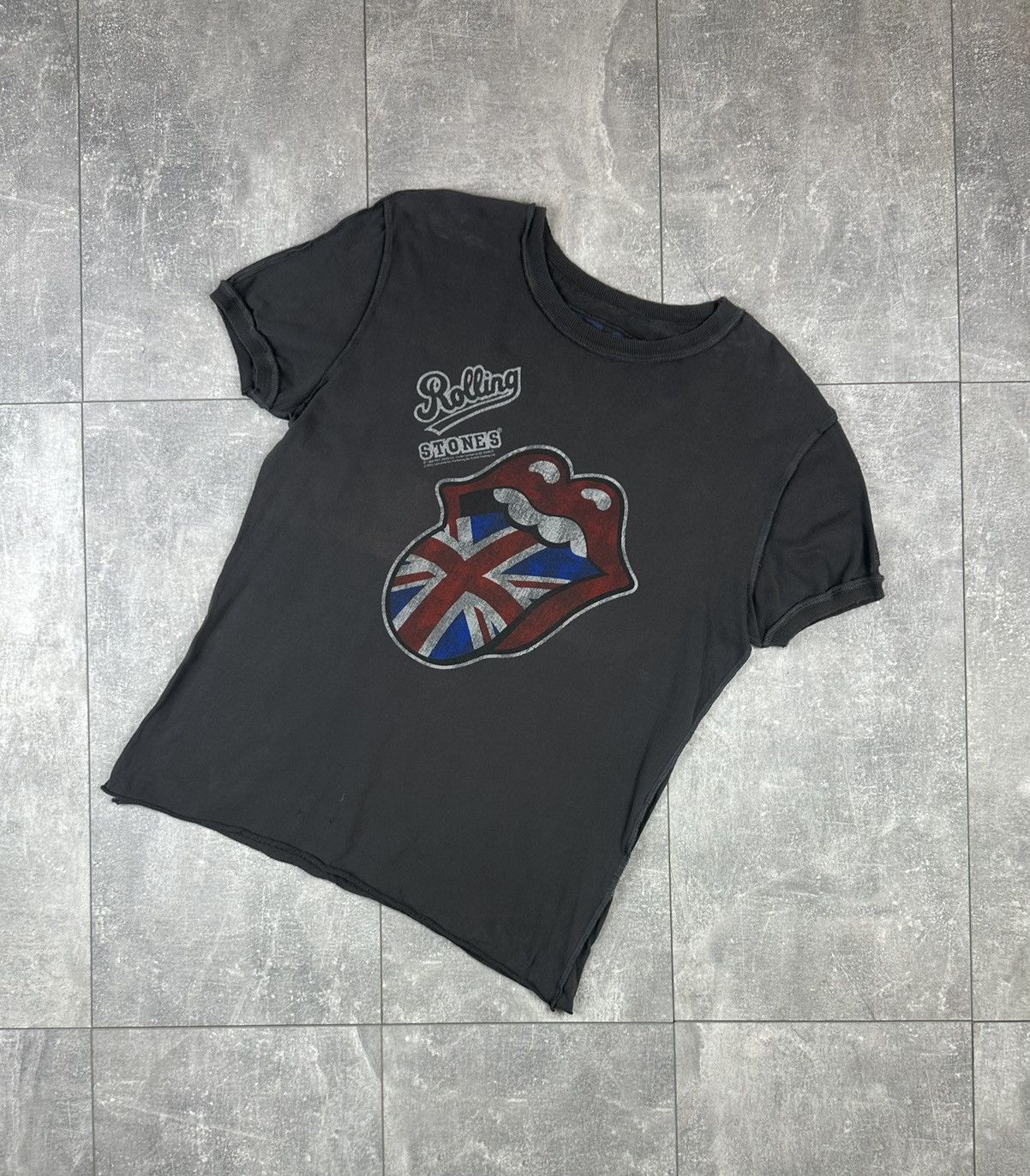 Amplified Amplified Rolling Stones 2008 Inside Out Crop T-Shirt Rock Size US M / EU 48-50 / 2 - 2 Thumbnail