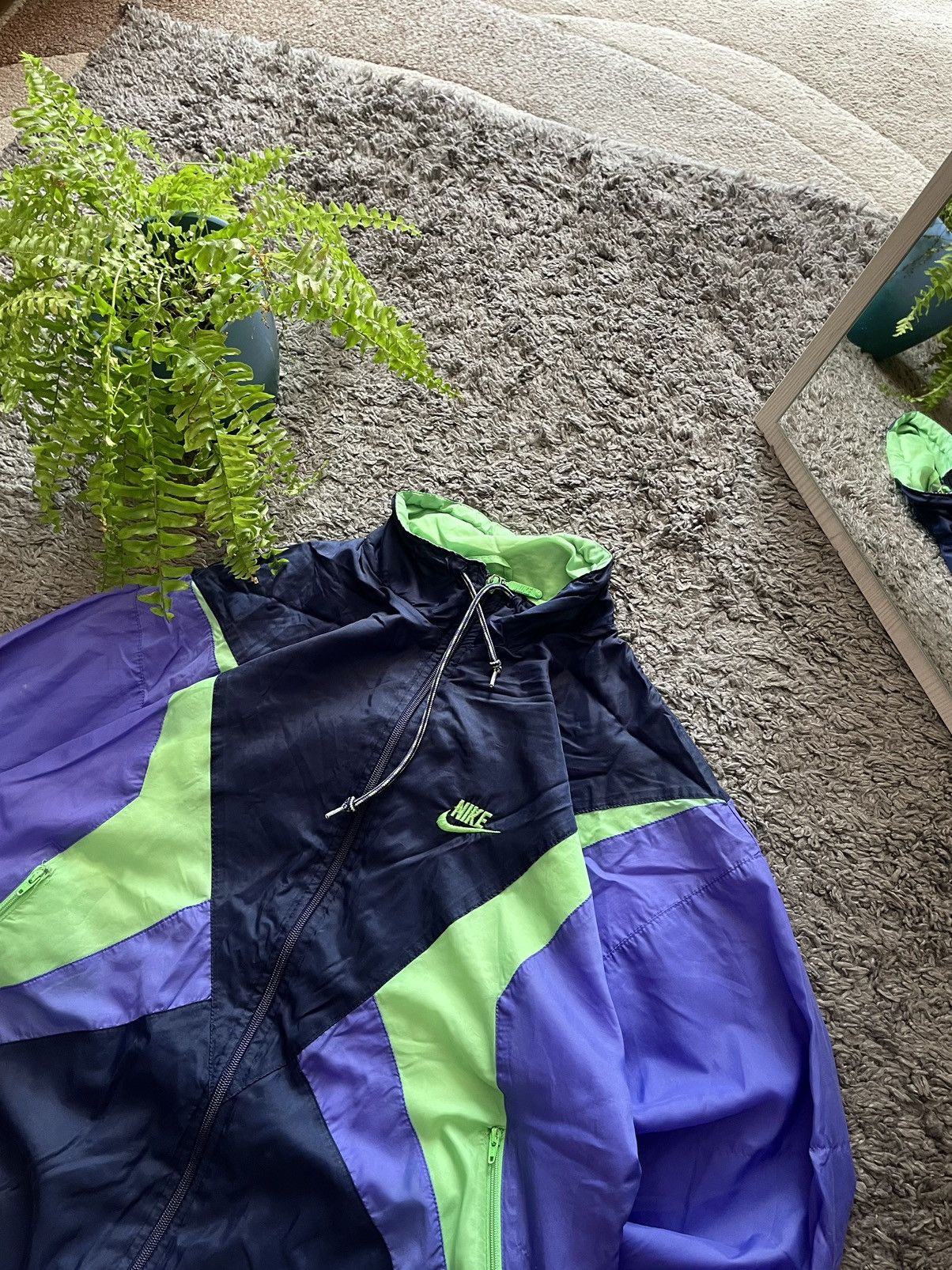Nike × Vintage 80s Nike Vintage Light Jacket Streetwear Logo Swoosh Rare Size US M / EU 48-50 / 2 - 3 Thumbnail