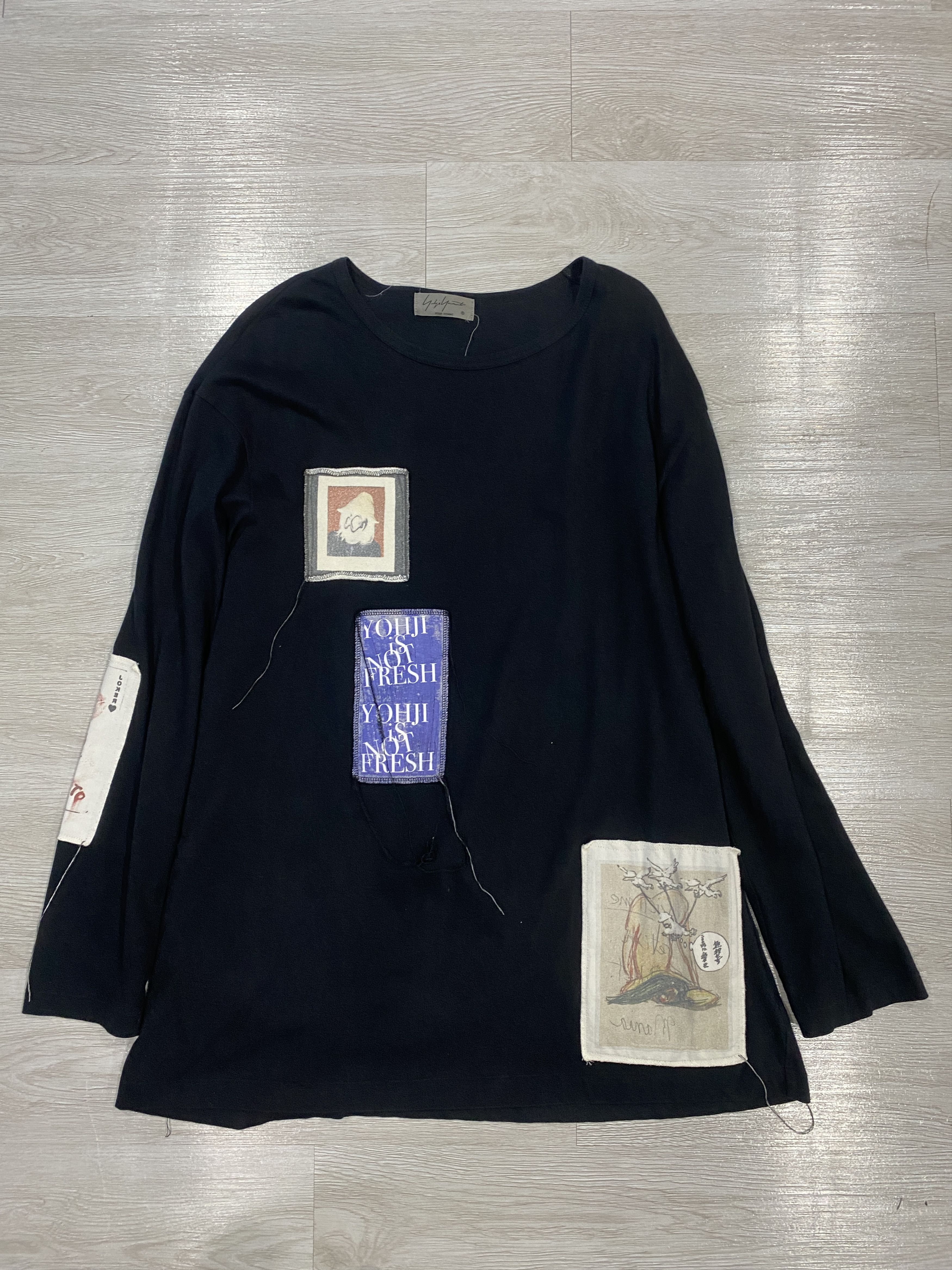 Yohji Yamamoto Yohji Yamamoto Longsleeve HH - T90 - 880 Size US S / EU 44-46 / 1 - 1 Thumbnail