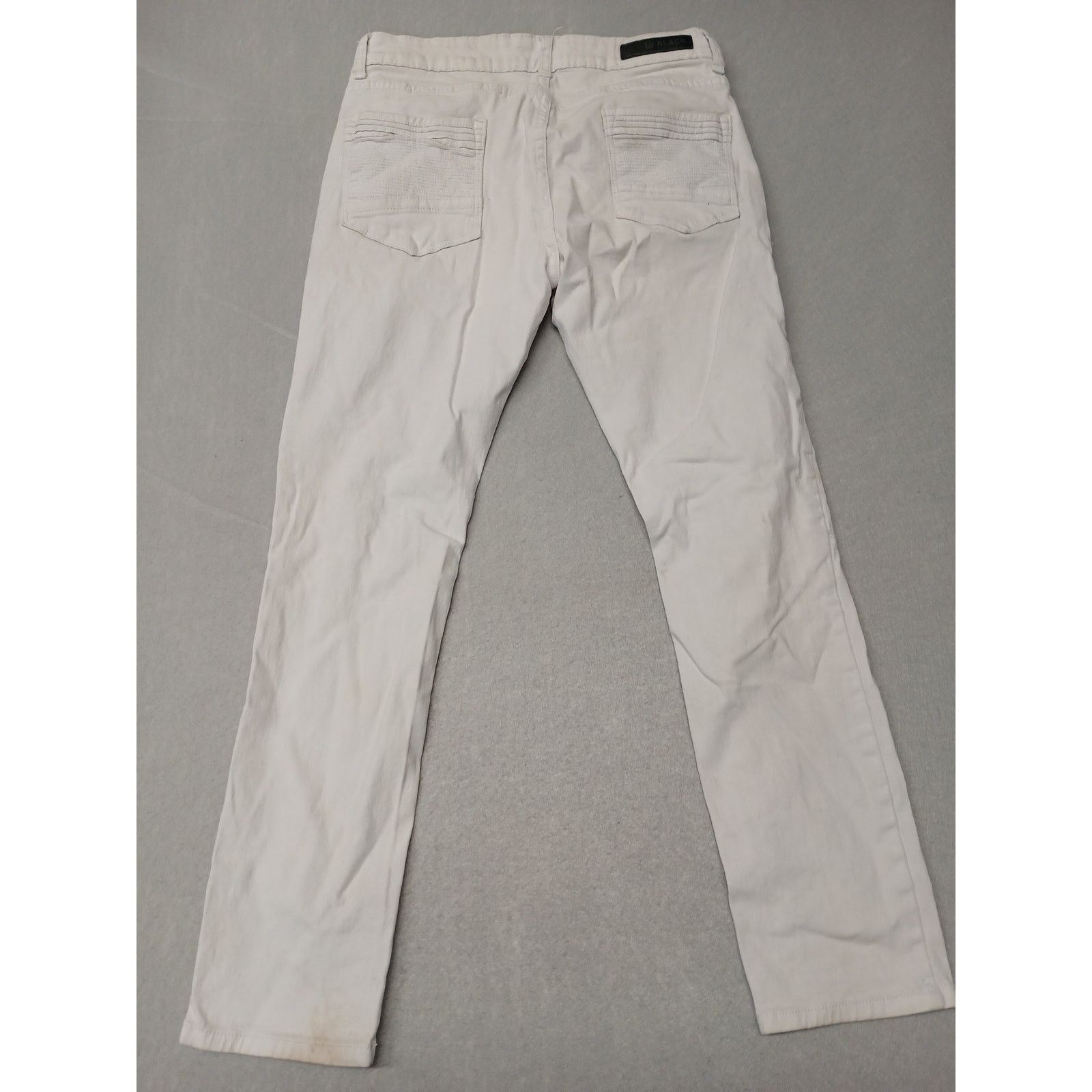 Other Black (30x30) White Rugged Skinny Flex Stretch Jeans Size US 30 / EU 46 - 7 Thumbnail