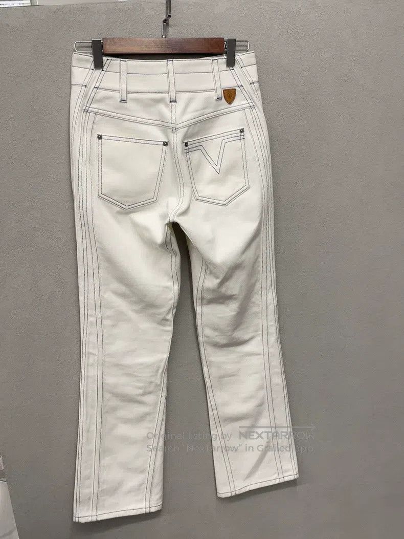 Louis Vuitton Louis Vuitton White Jeans Size 35" - 2 Thumbnail