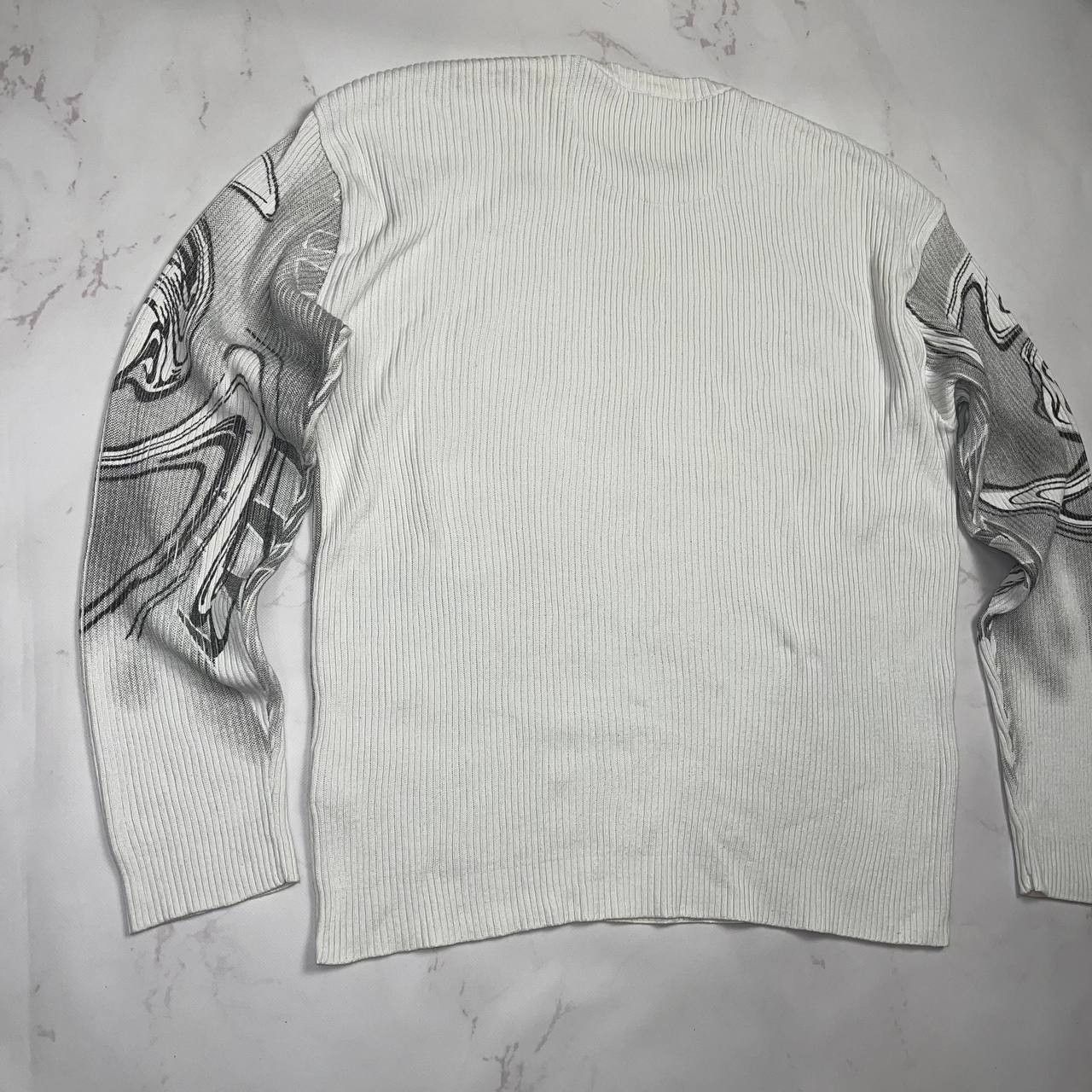 Japanese Brand Crazy Vintage Avant-Garde Tribal Knitted Ribed Sweater Size US L / EU 52-54 / 3 - 9 Thumbnail