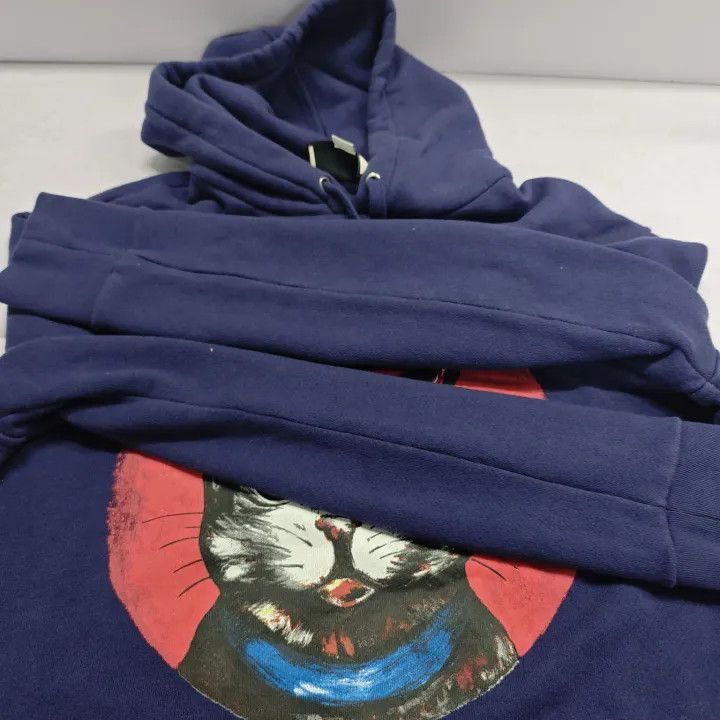 Gucci Gucci Gucci Purple Cat Graphic Hoodie -2506 Size US M / EU 48-50 / 2 - 5 Thumbnail