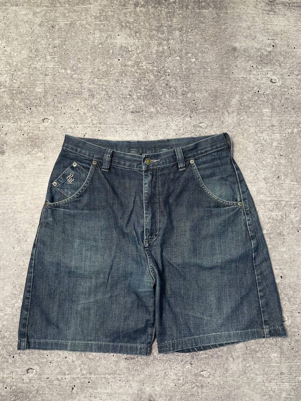 Rocawear Vintage Rocawear Baggy Denim Shorts Y2K Size US 32 / EU 48 - 4 Thumbnail