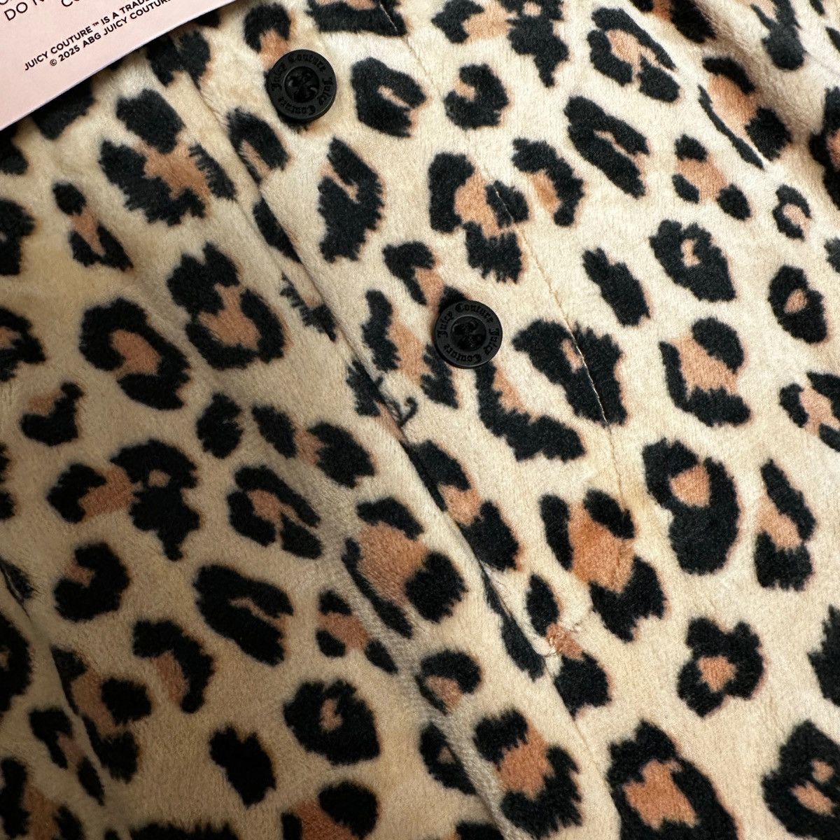 Juicy Couture Juicy Couture 2-Pack Pajama Pants Set Velour Black & Leopard Size 34" / US 12 / IT 48 - 5 Thumbnail