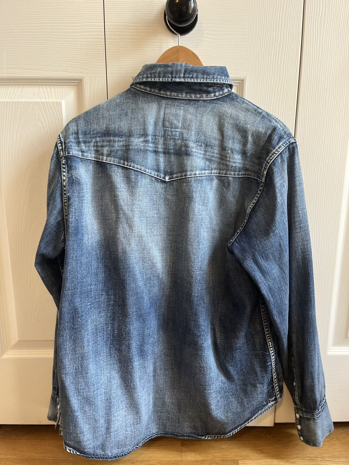 Visvim SOCIAL SCULPTURE SHIRT DMGD INDIGO Size US M / EU 48-50 / 2 - 5 Thumbnail
