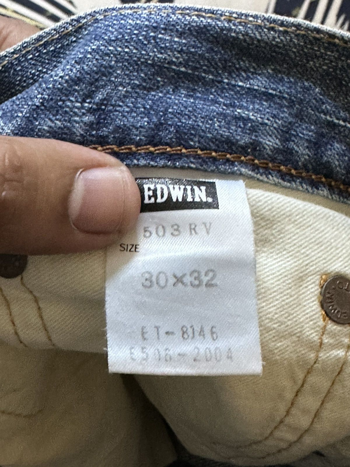 Edwin Vintage Edwin 503 Rebel Vintage Faded Distressed Denim Size US 32 / EU 48 - 7 Thumbnail