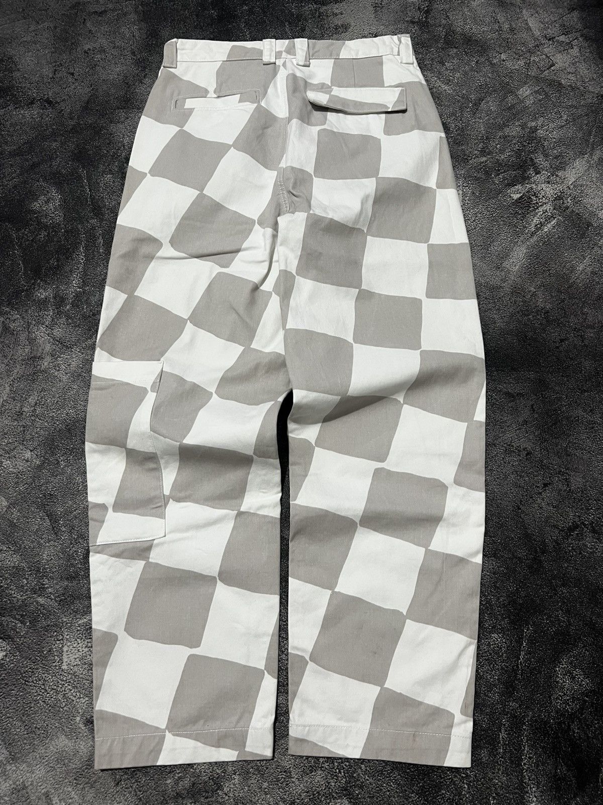 Kapital Baggy Checkered Cargo Pants Size US 33 - 7 Thumbnail