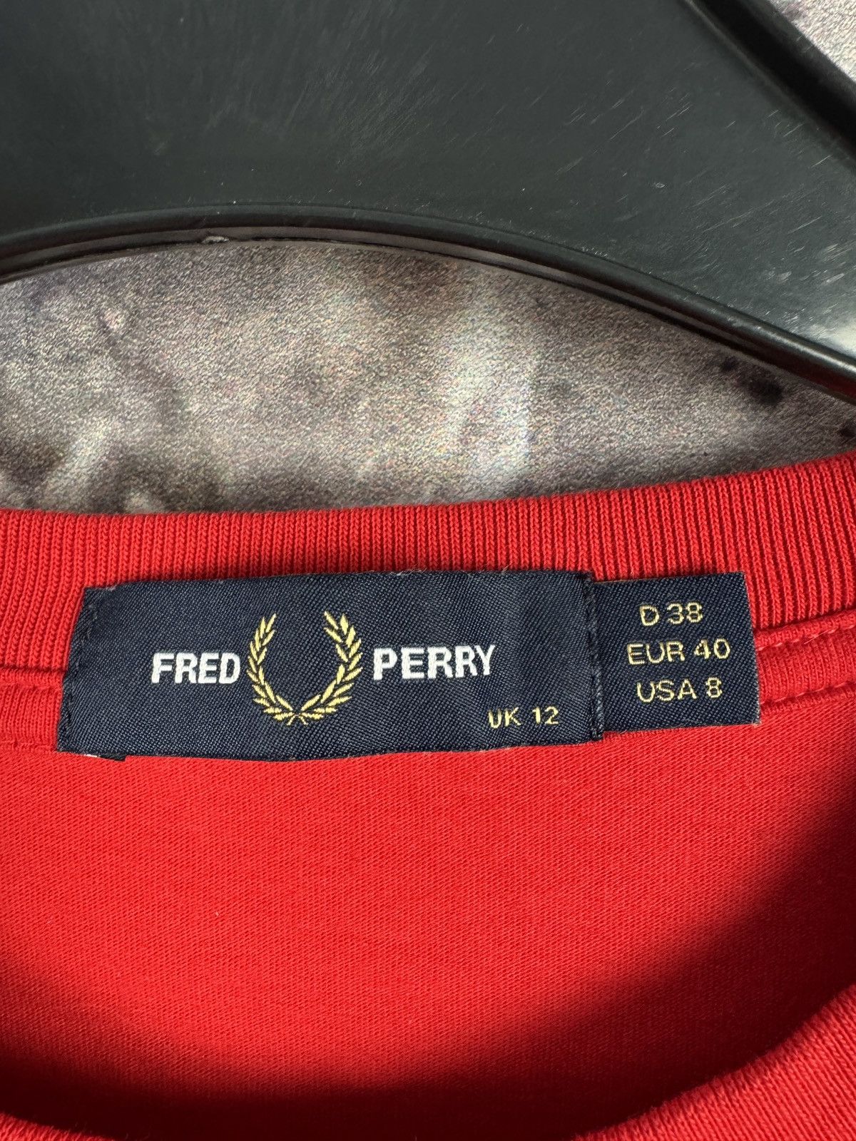 Fred Perry Women’s Fred Perry T-Shirt Big Logo Streetwear Size UK 12 Size M / US 6-8 / IT 42-44 - 7 Thumbnail