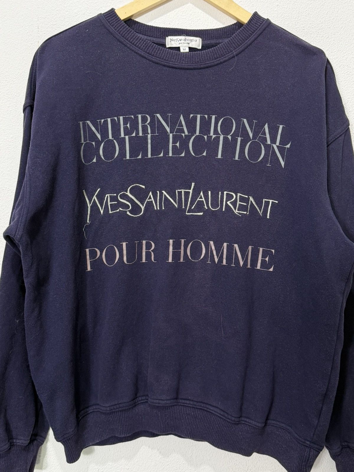 Yves Saint Laurent Vintage Yves Saint Laurent YSL Sweatshirt Size US M / EU 48-50 / 2 - 2 Thumbnail
