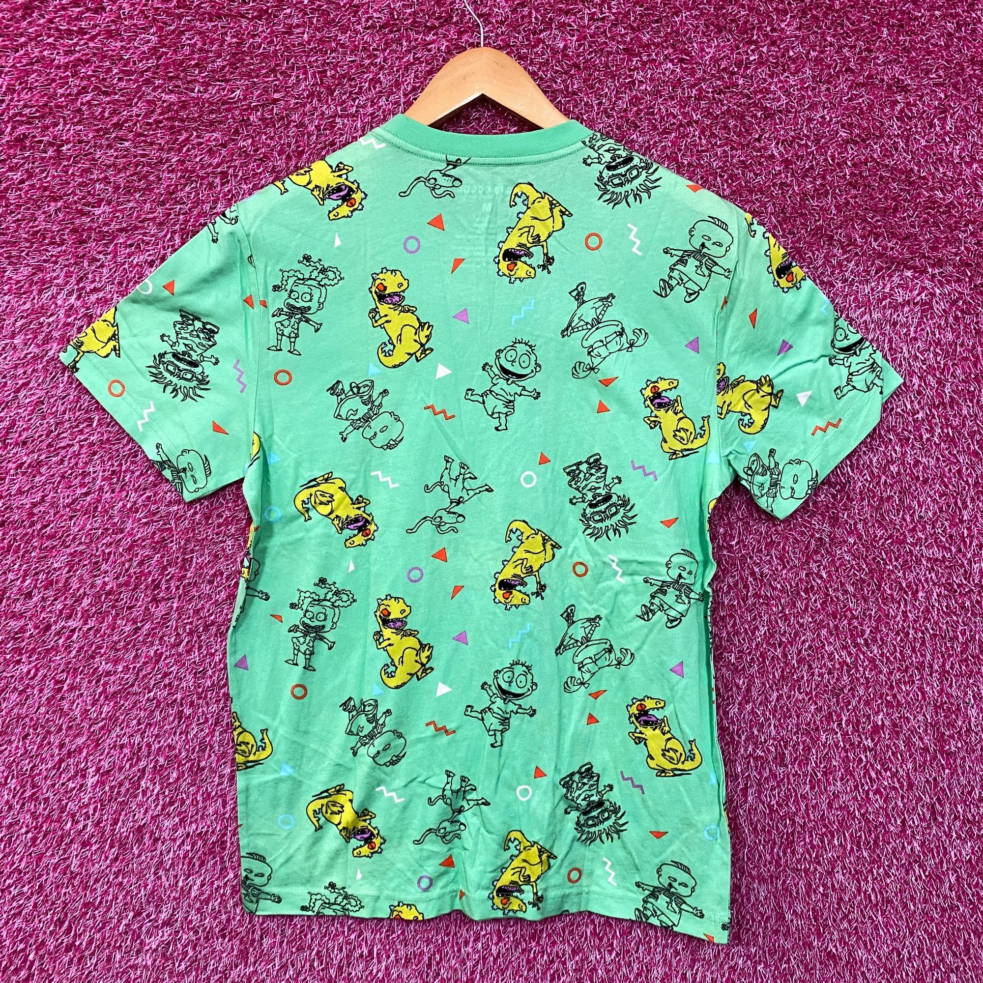 Nickelodeon Rugrats Reptar & Babies All Over Tshirt size medium Size US M / EU 48-50 / 2 - 3 Thumbnail
