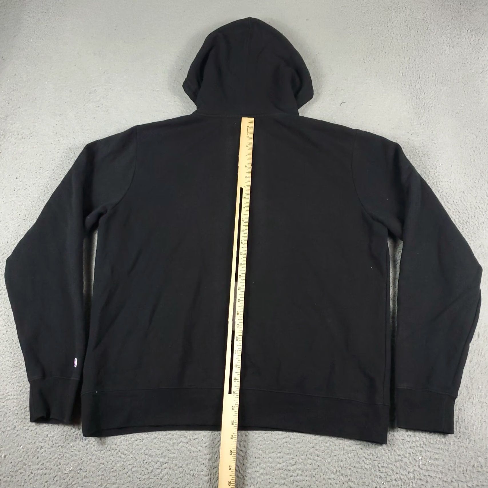 Champion Champion Hoodie Mens Large Black Pullover Sweatshirt Mock Neck Size US L / EU 52-54 / 3 - 5 Thumbnail