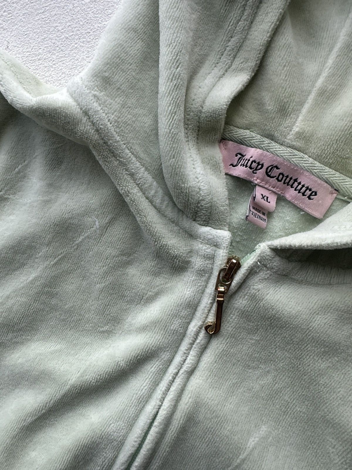 Vintage 🚨Vintage JUICY COUTURE ZIP HOODIE LOGO 90s RARE Y2K Size XL / US 12-14 / IT 48-50 - 17 Thumbnail