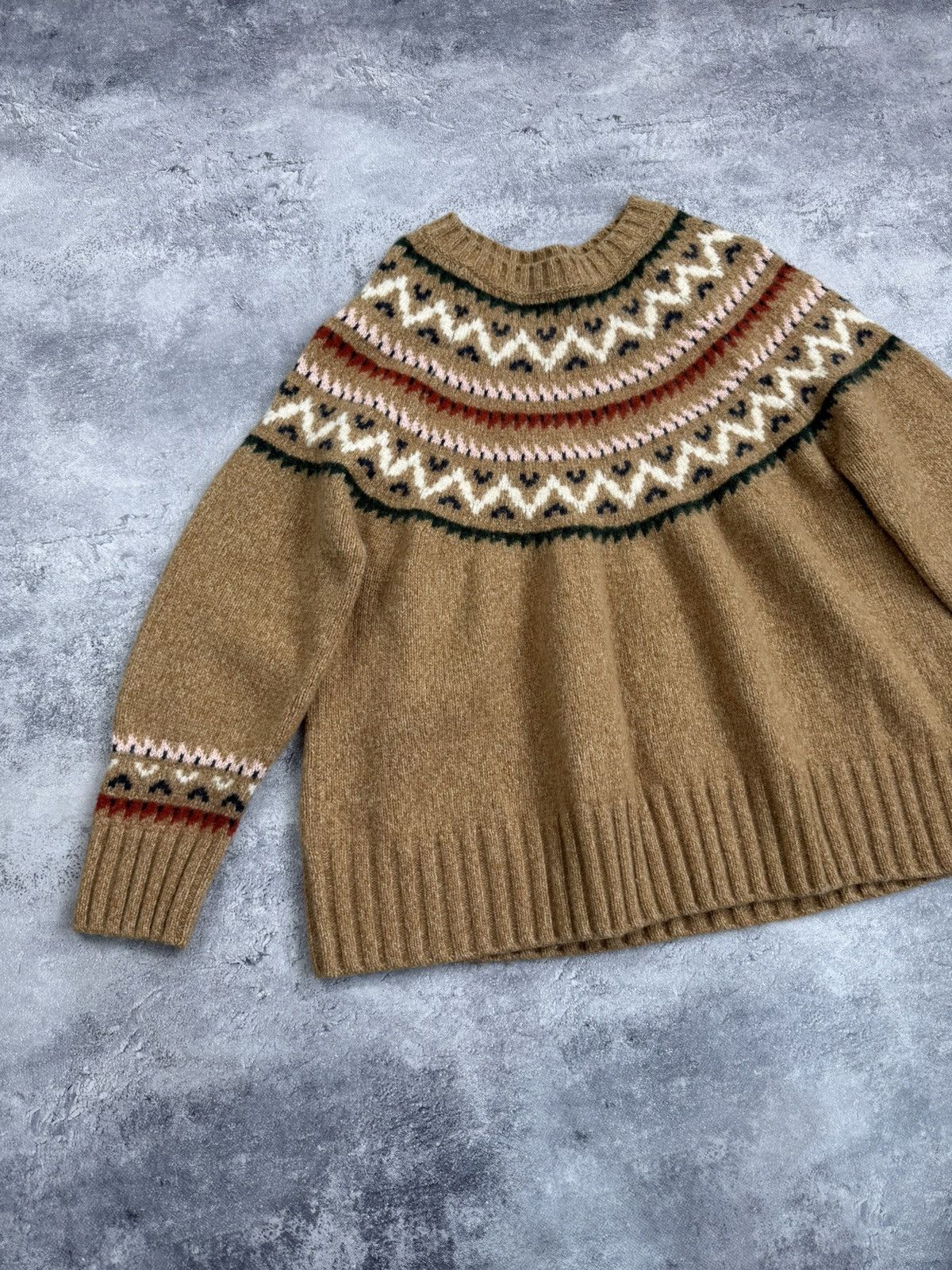 Barbour Barbour Wool Knit Sweater Fair Isle Nordic Women’s Size XL / US 12-14 / IT 48-50 - 6 Thumbnail