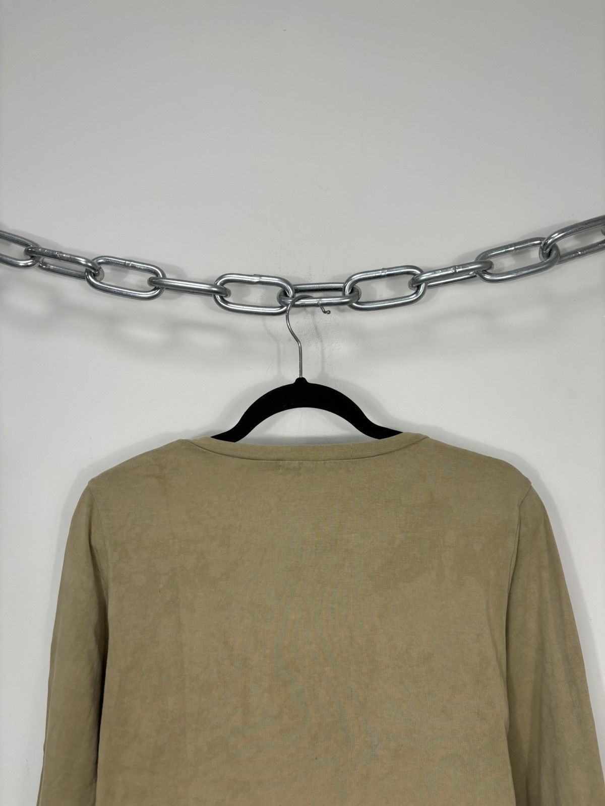 Max Mara Max Mara Weekend Big Logo V-Neck Luxury Long Sleeve T-Shirt Size L / US 10 / IT 46 - 14 Thumbnail